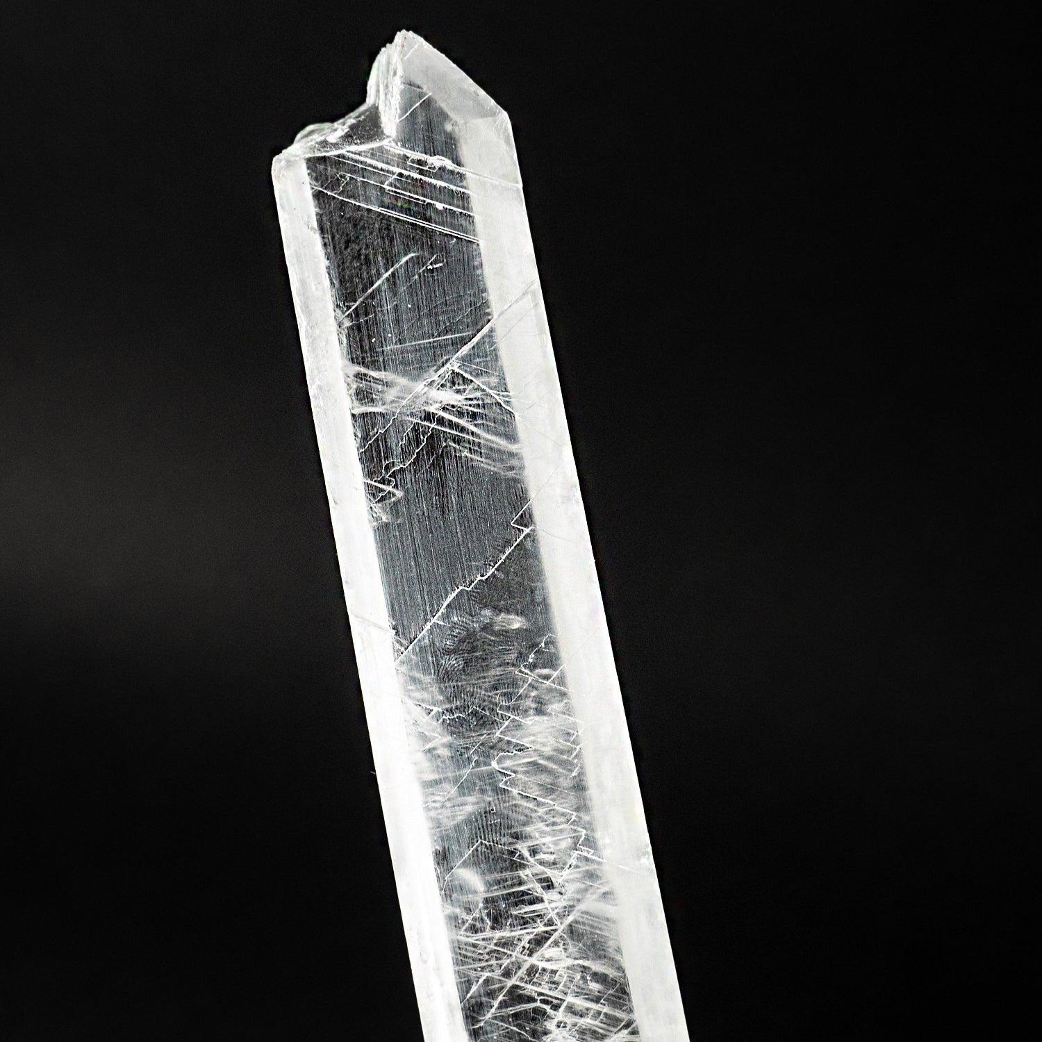 Double Terminated Optical Single Selenite Crystal from Guilin, Guanxi, China