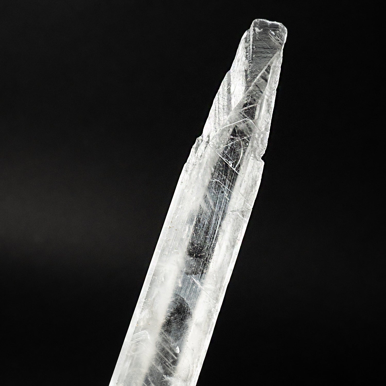 Double Terminated Optical Single Selenite Crystal from Guilin, Guanxi, China