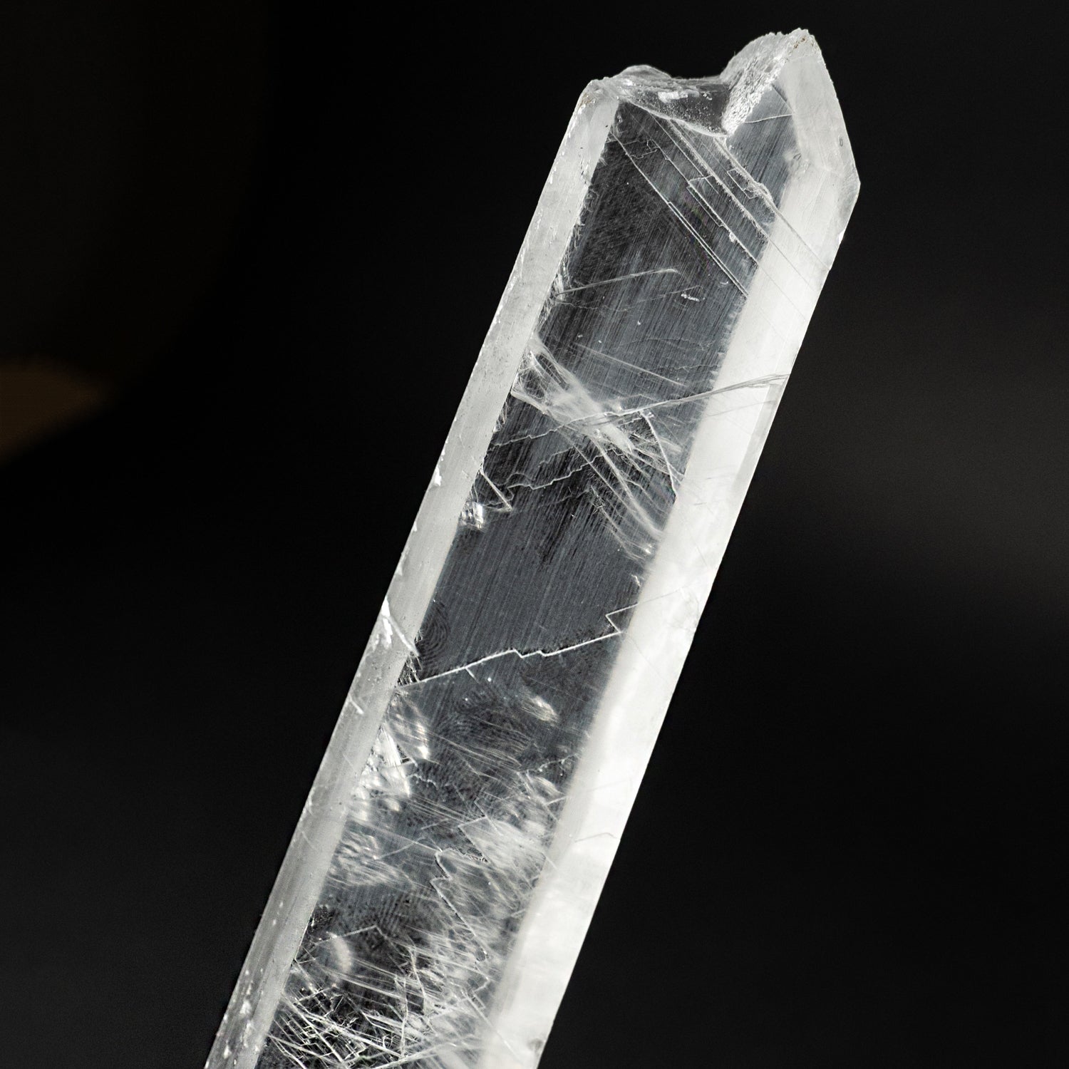 Double Terminated Optical Single Selenite Crystal from Guilin, Guanxi, China