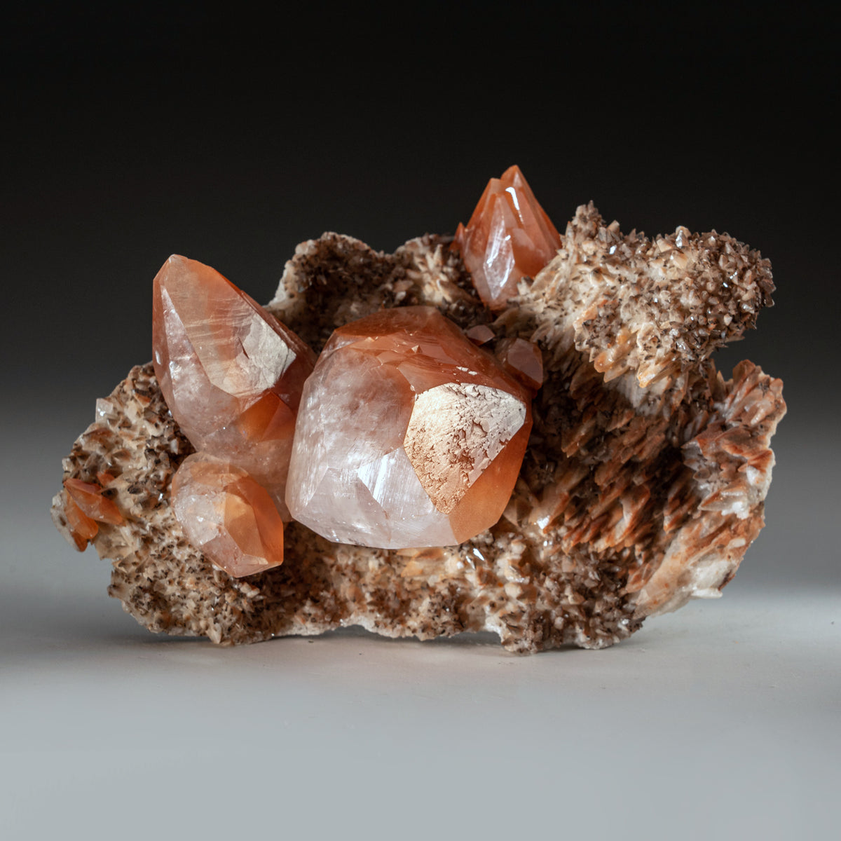 Amethyst with Calcite and Hematite - SM21-178 - Fengjiashan Mine