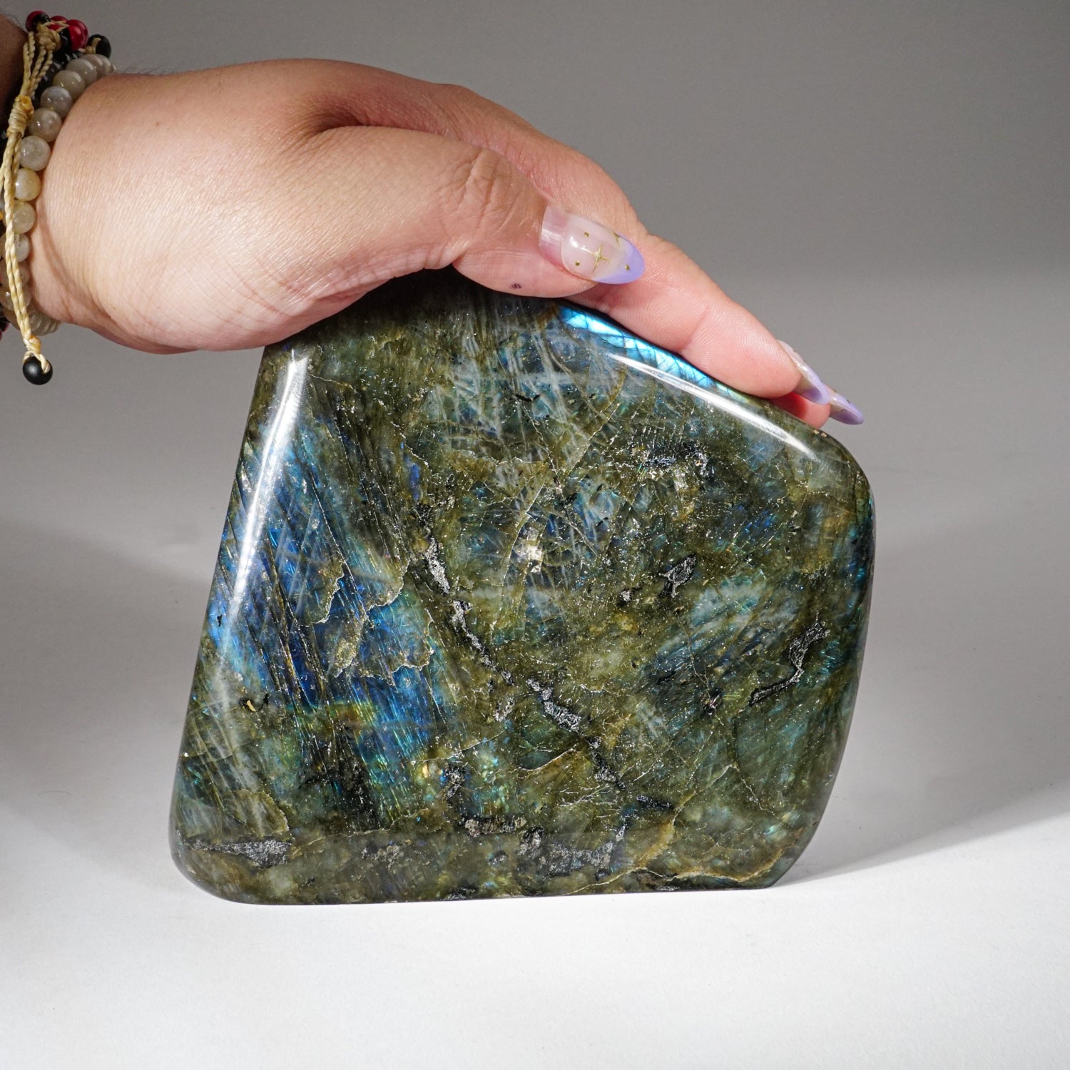 Polished Labradorite Freeform from Madagascar (3.7 lbs)