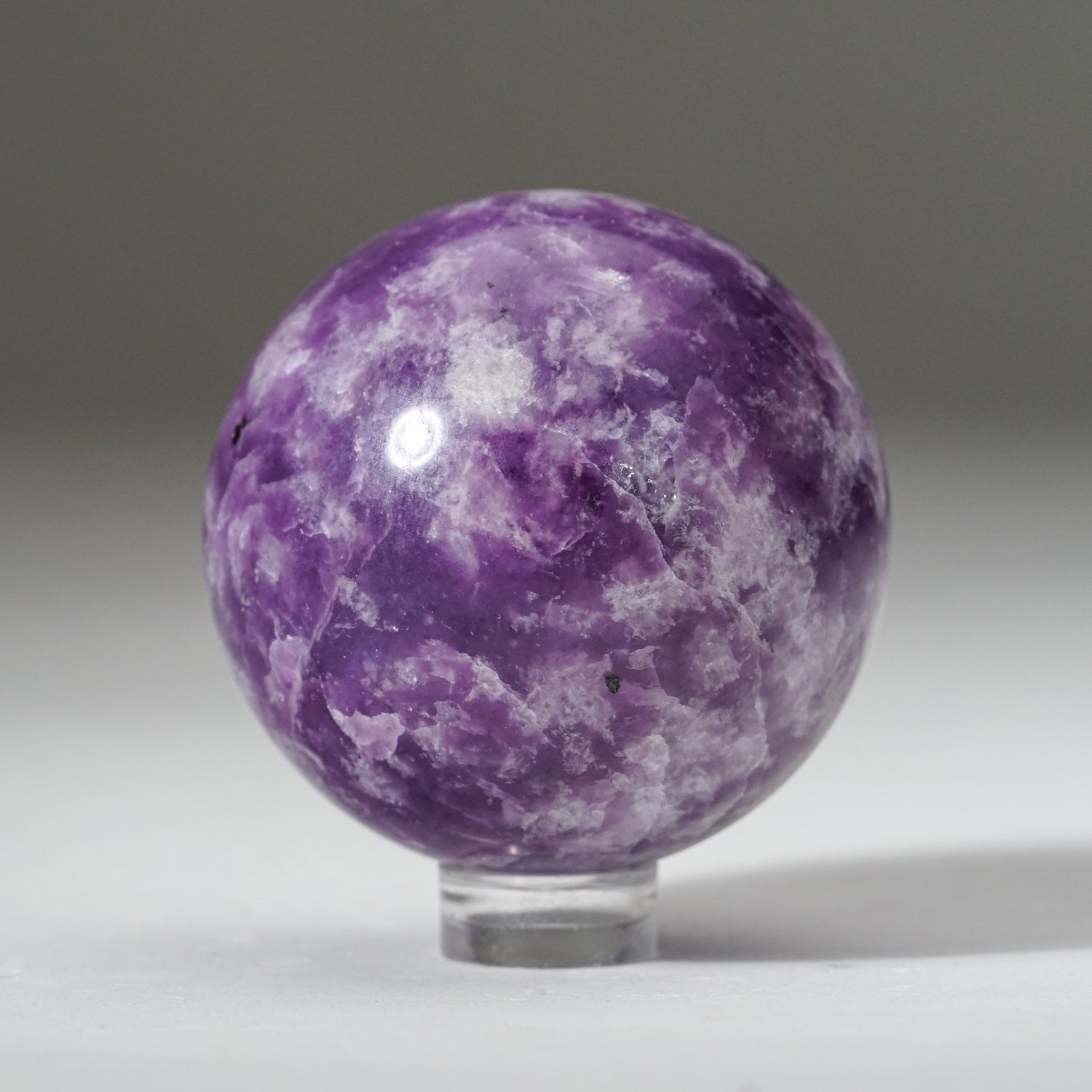 Genuine Polished Lepidolite Sphere (130 grams)