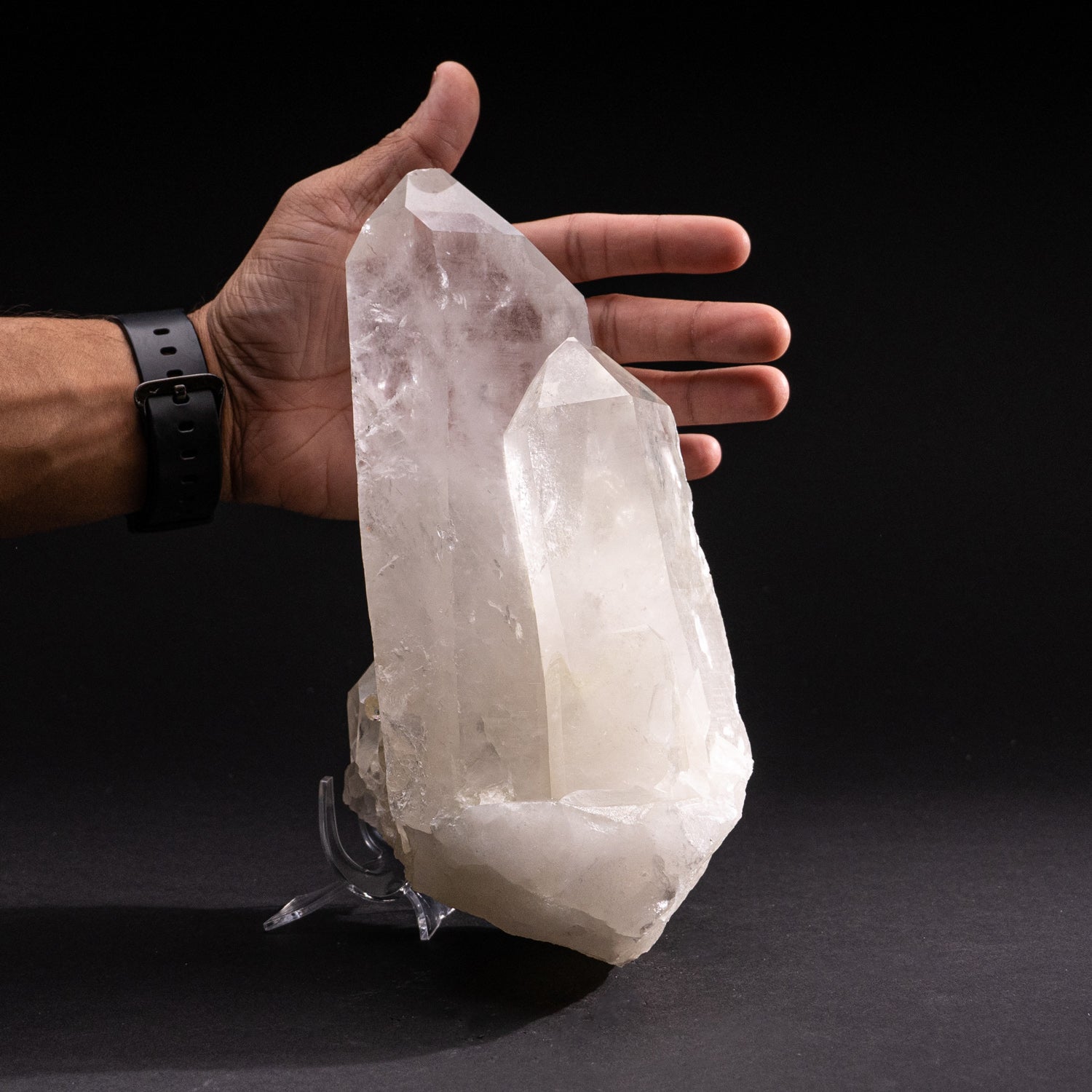 Gem Quartz Crystal Cluster from Brazil (8.2 lbs)