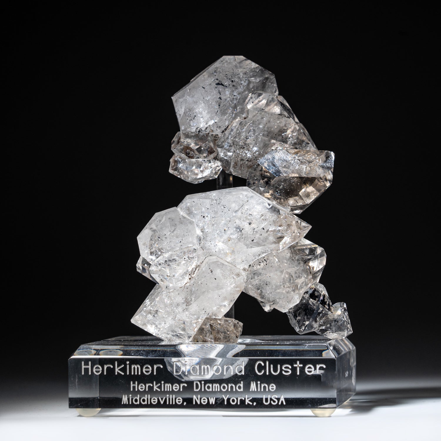 Herkimer Quartz Cluster from Herkimer County, New York (341.4 grams)