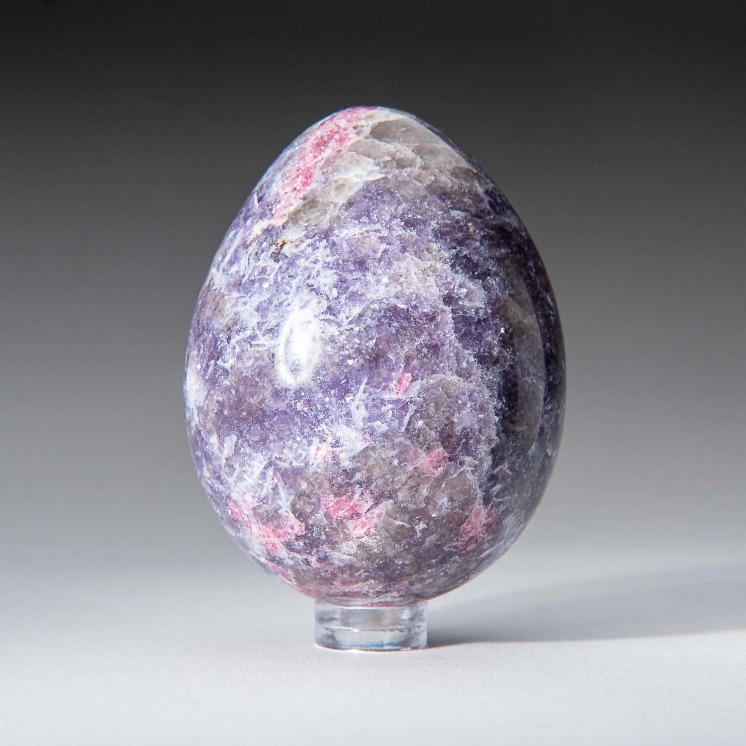 Genuine Polished Lepidolite (2.5") Egg from Madagascar