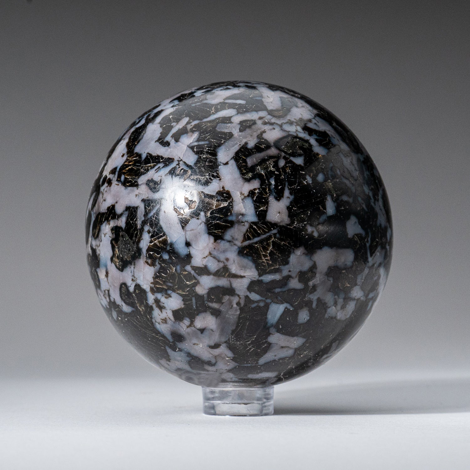 Genuine Polished Indigo Gabbro (2.25") Sphere from Madagascar