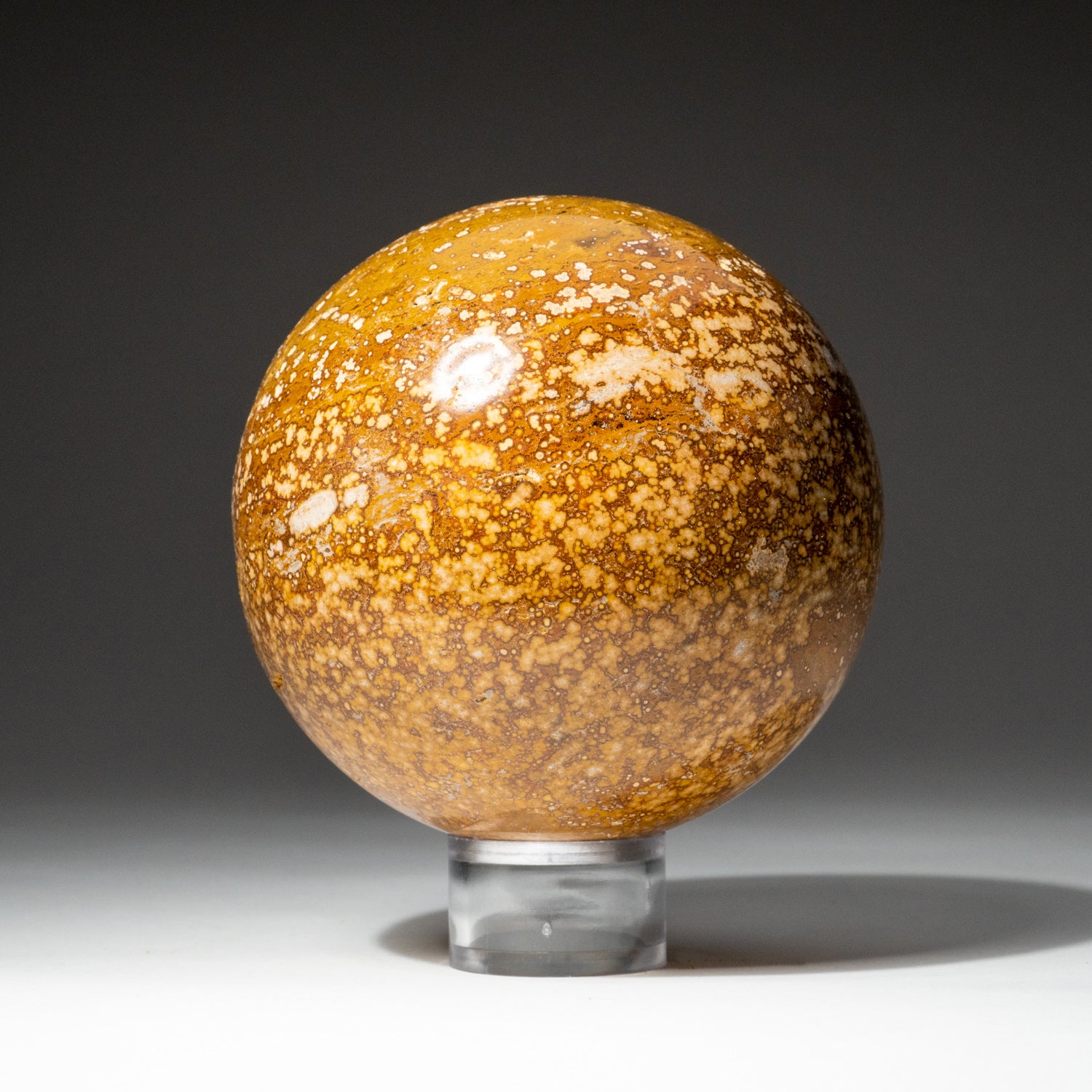 Genuine Polished Ocean Jasper Sphere (2.6 lbs)