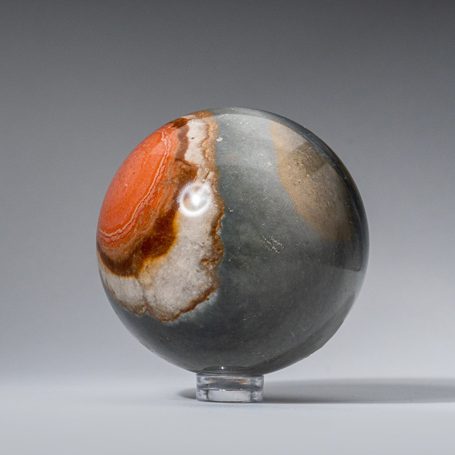 Genuine Polished Polychrome (2.5") Sphere from Madagascar