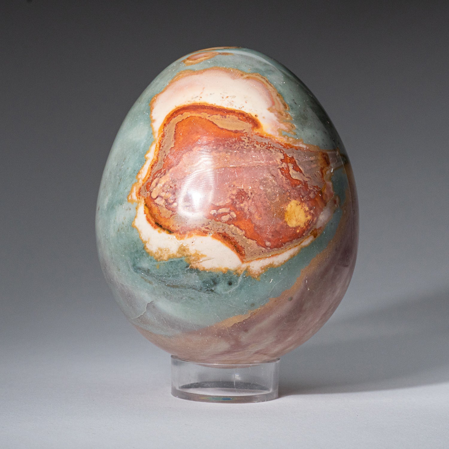 Genuine Polished Polychrome Egg from Madagascar (1.6 lbs)
