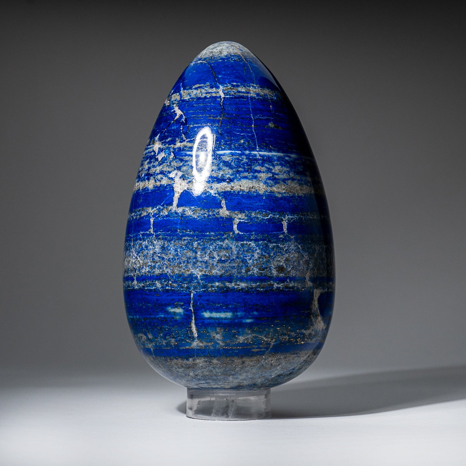 Genuine Polished Lapis Lazuli Egg from Afghanistan (7.9 lbs)