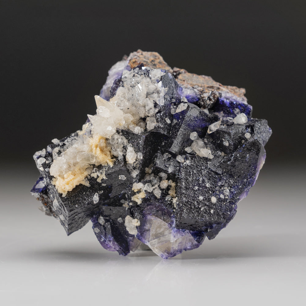 Purple Fluorite from Elmwood Mine, Carthage, Smith County, Tennessee (1.8 lbs)