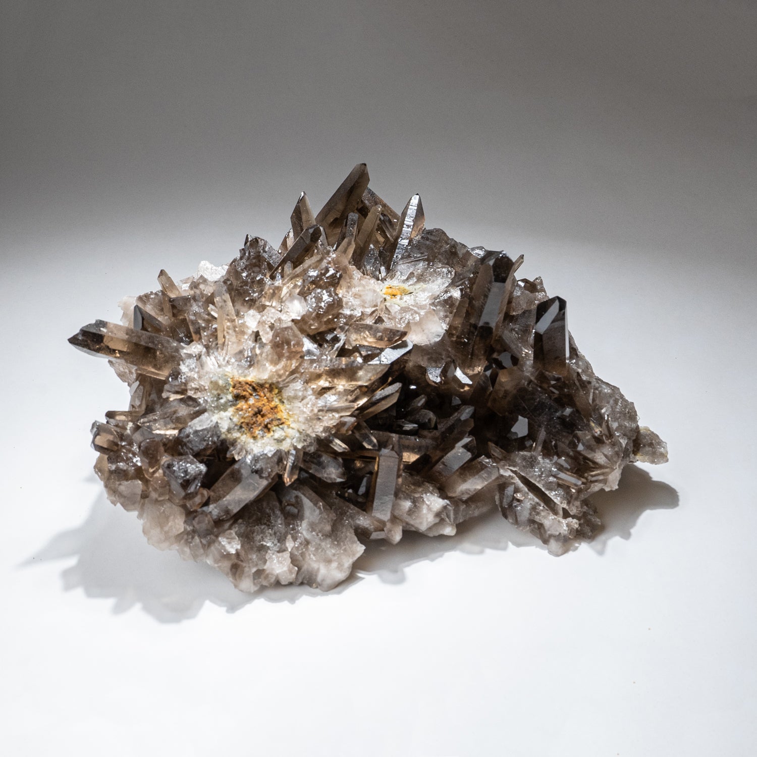 Smoky Quartz Crystal Cluster from Mina Gerais, Brazil (9 lbs)