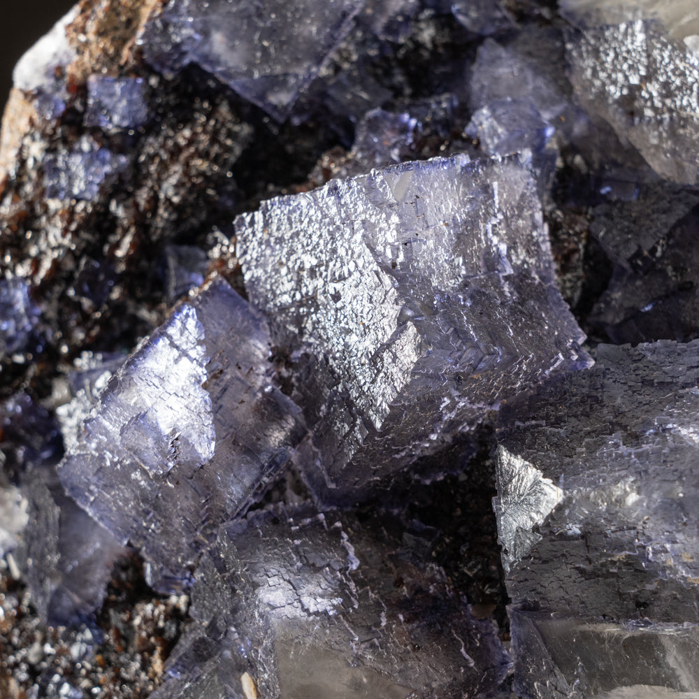 Purple Fluorite from Elmwood Mine, Carthage, Smith County, Tennessee (7.8 lbs)