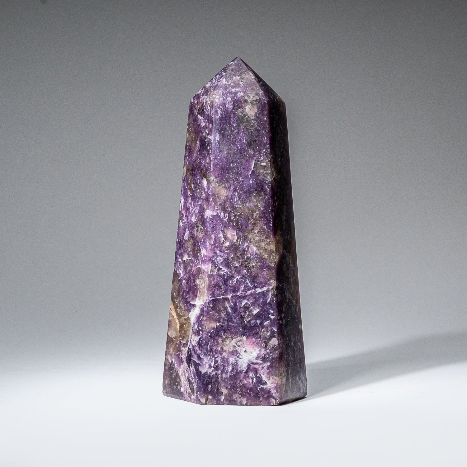 Genuine Polished Lepidolite Point from Madagascar (2 lbs)