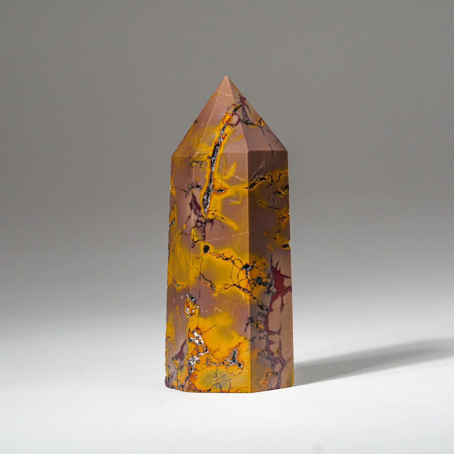 Genuine Polished Mookaite Point from Madagascar (70 grams)