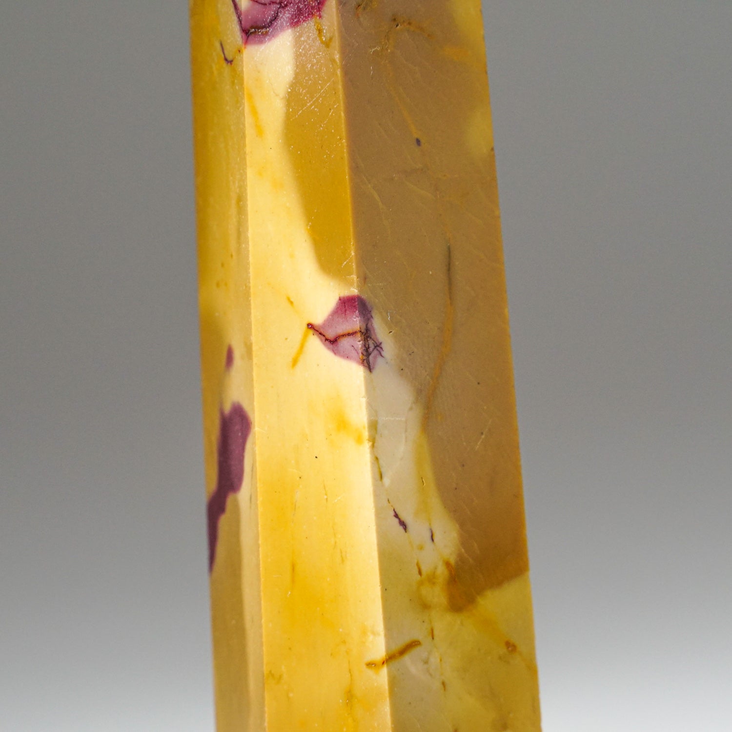 Genuine Polished Mookaite Point from Madagascar (110 grams)
