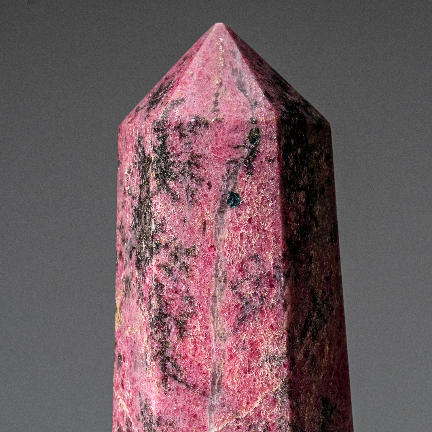 Genuine Polished Imperial Rhodonite Point from Madagascar (2.8 lbs ...