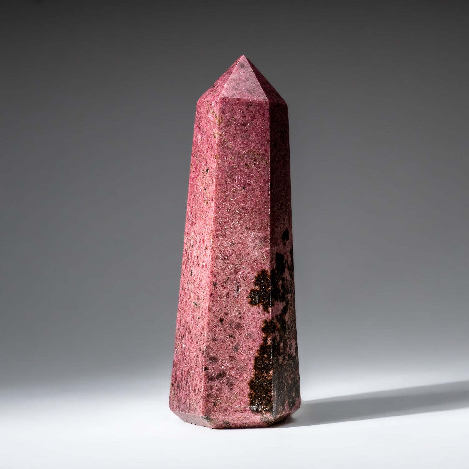 Genuine Polished Imperial Rhodonite Point from Madagascar (3 lbs)