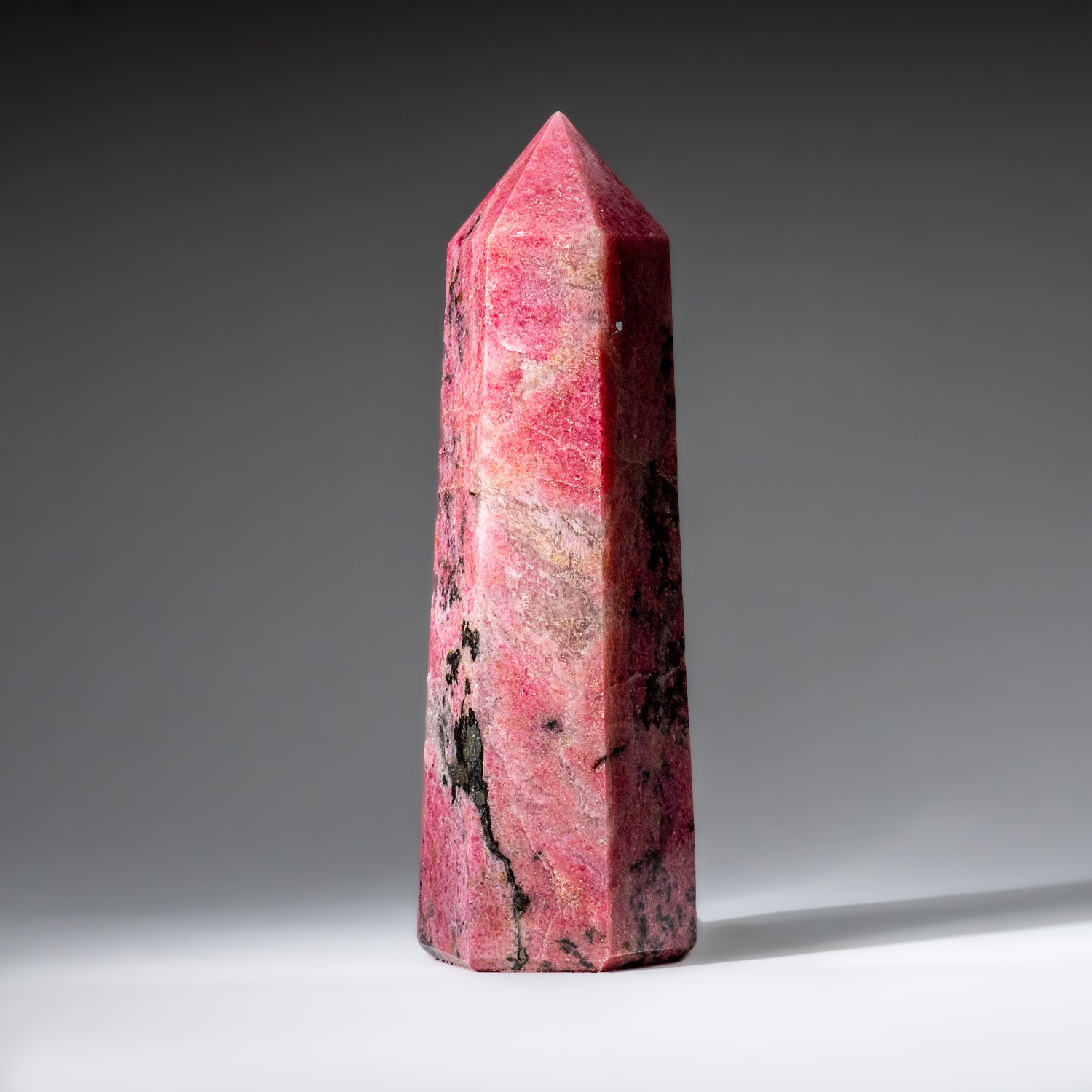 Genuine Polished Imperial Rhodonite Point from Madagascar (3.6 lbs)