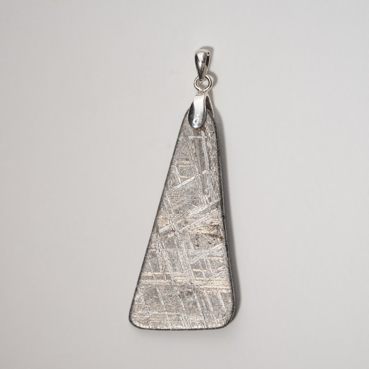 Polished Seymchan Meteorite pendant (7.2 grams) with 18" Sterling Silver Chain