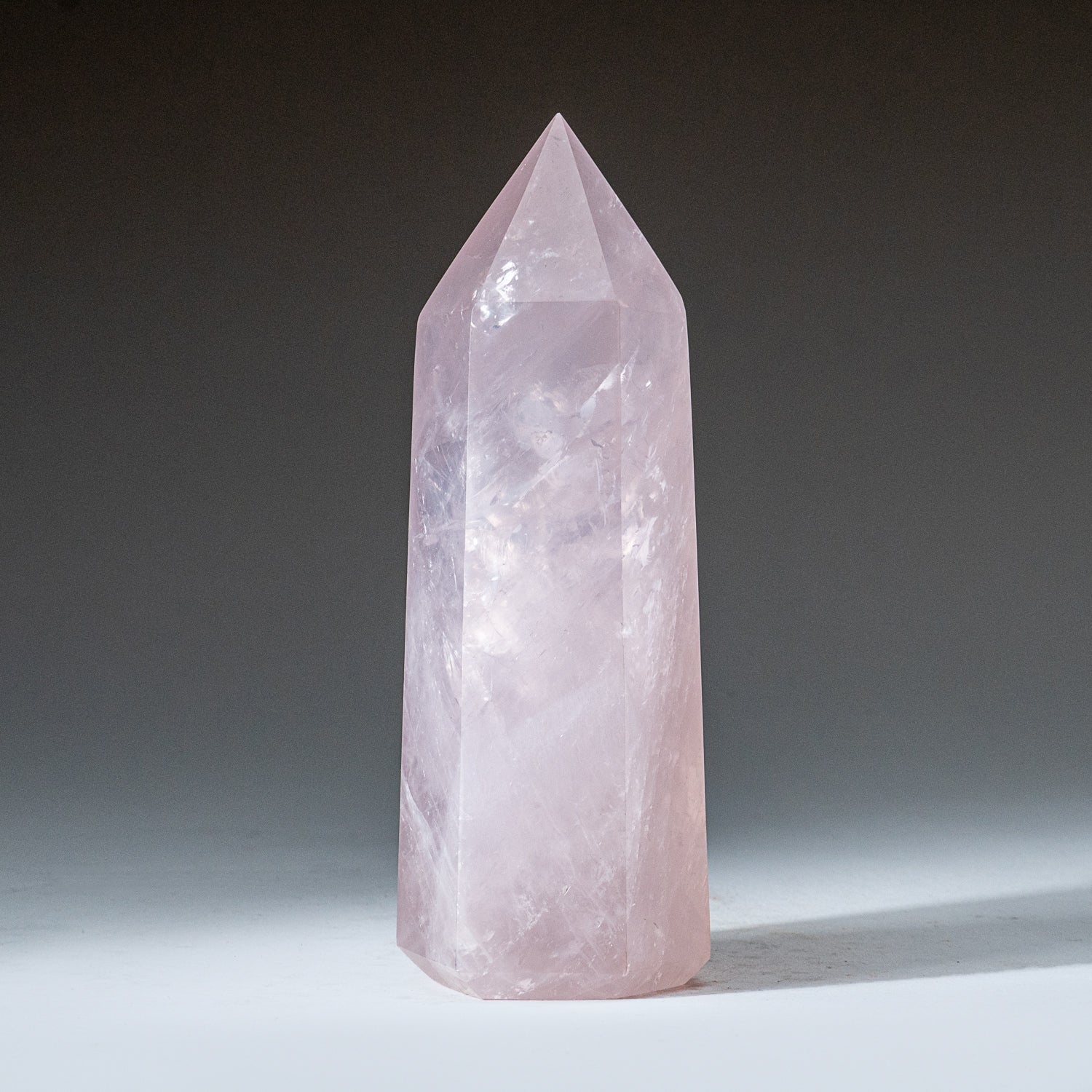 Genuine Rose Quartz Polished Point from Brazil (1.5 lbs)