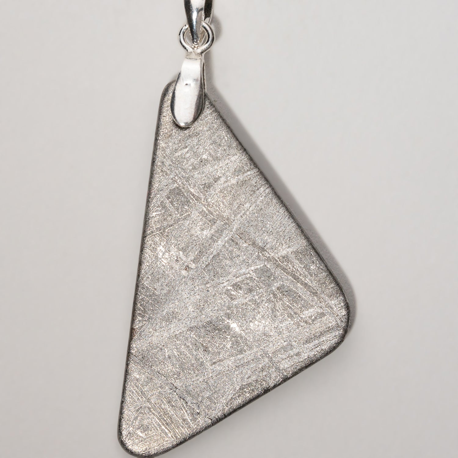 Polished Seymchan Meteorite pendant (6.7 grams) with 18" Sterling Silver Chain