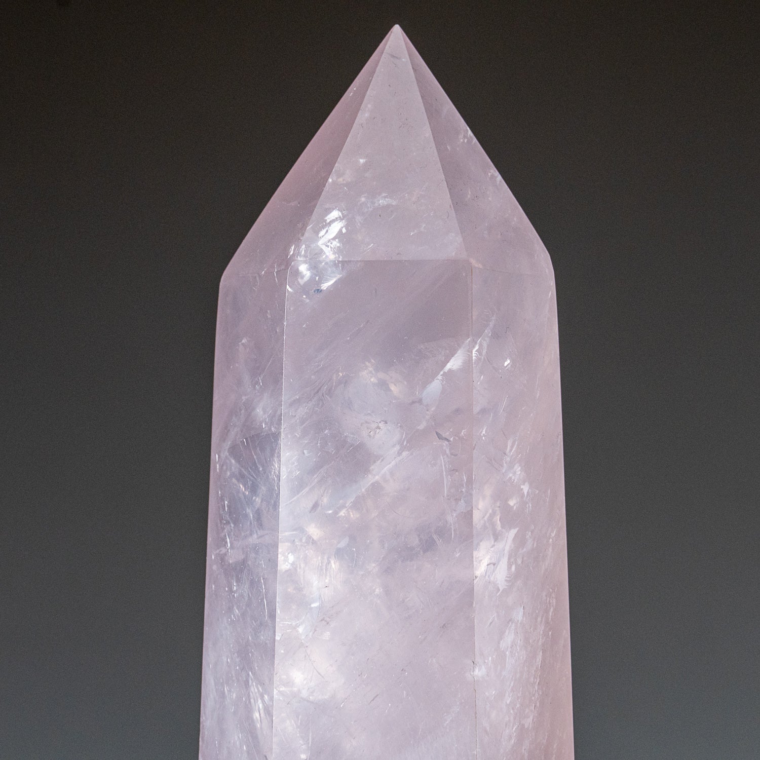 Genuine Rose Quartz Polished Point from Brazil (1.5 lbs)
