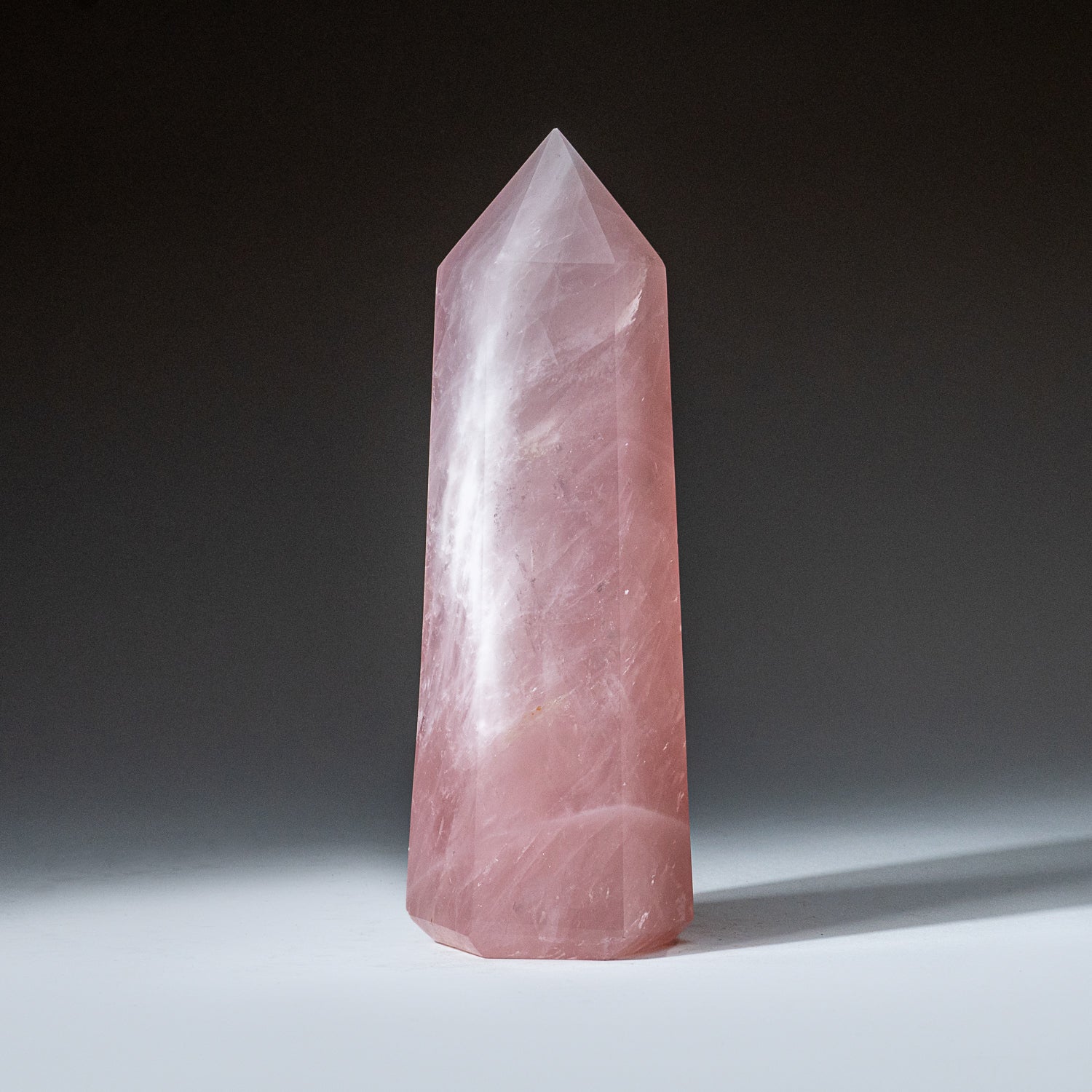 Genuine Rose Quartz Polished Point from Brazil (2 lbs)
