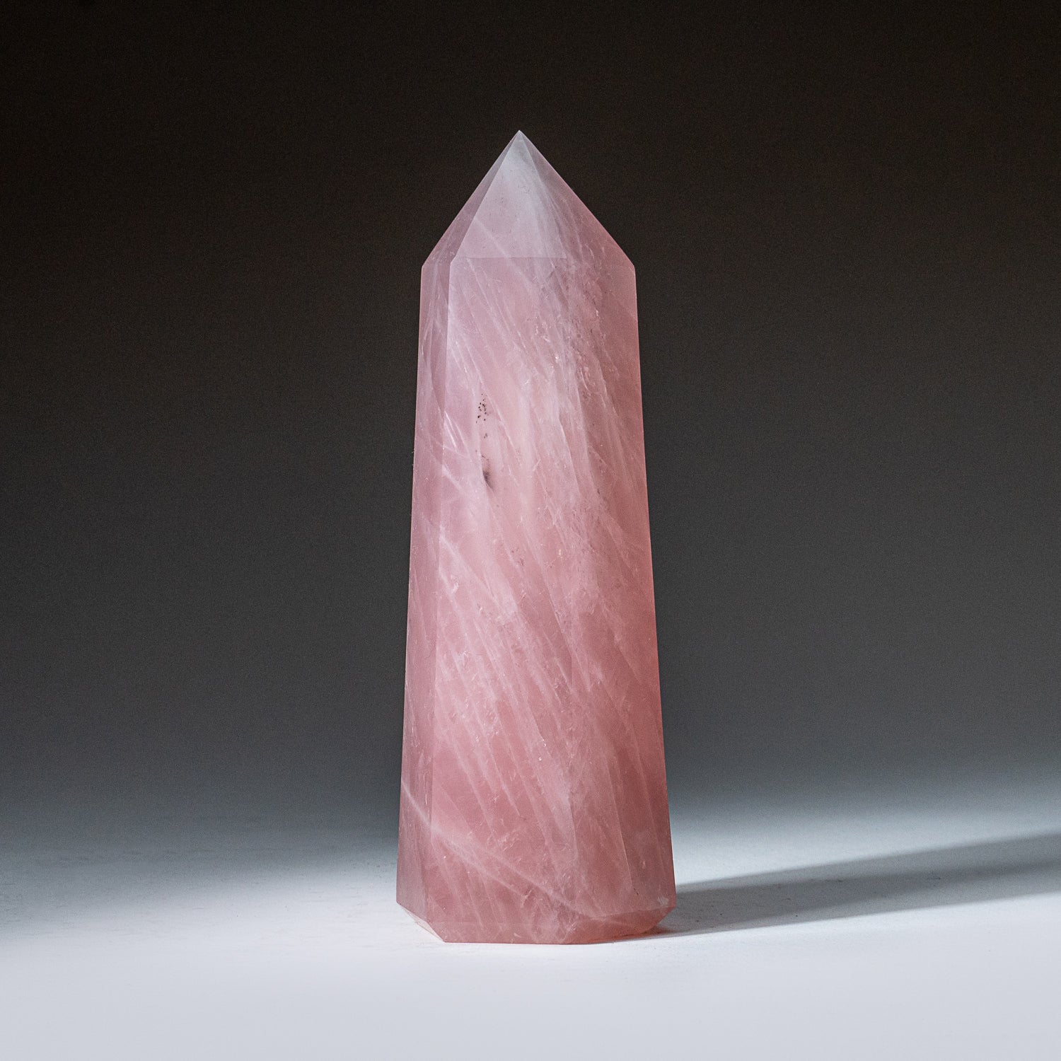 Genuine Rose Quartz Polished Point from Brazil (2 lbs)
