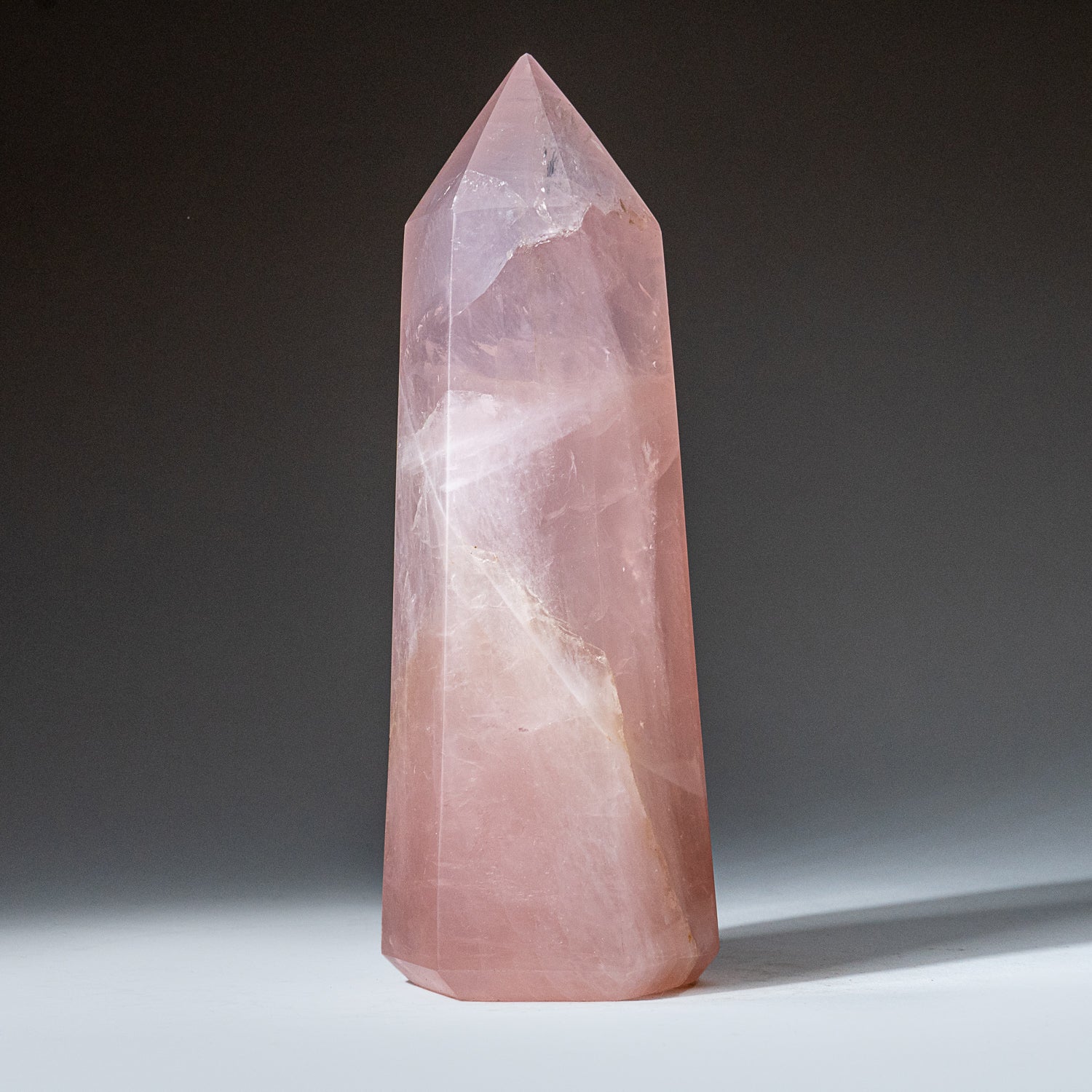 Genuine Rose Quartz Polished Point from Brazil (3.1 lbs)
