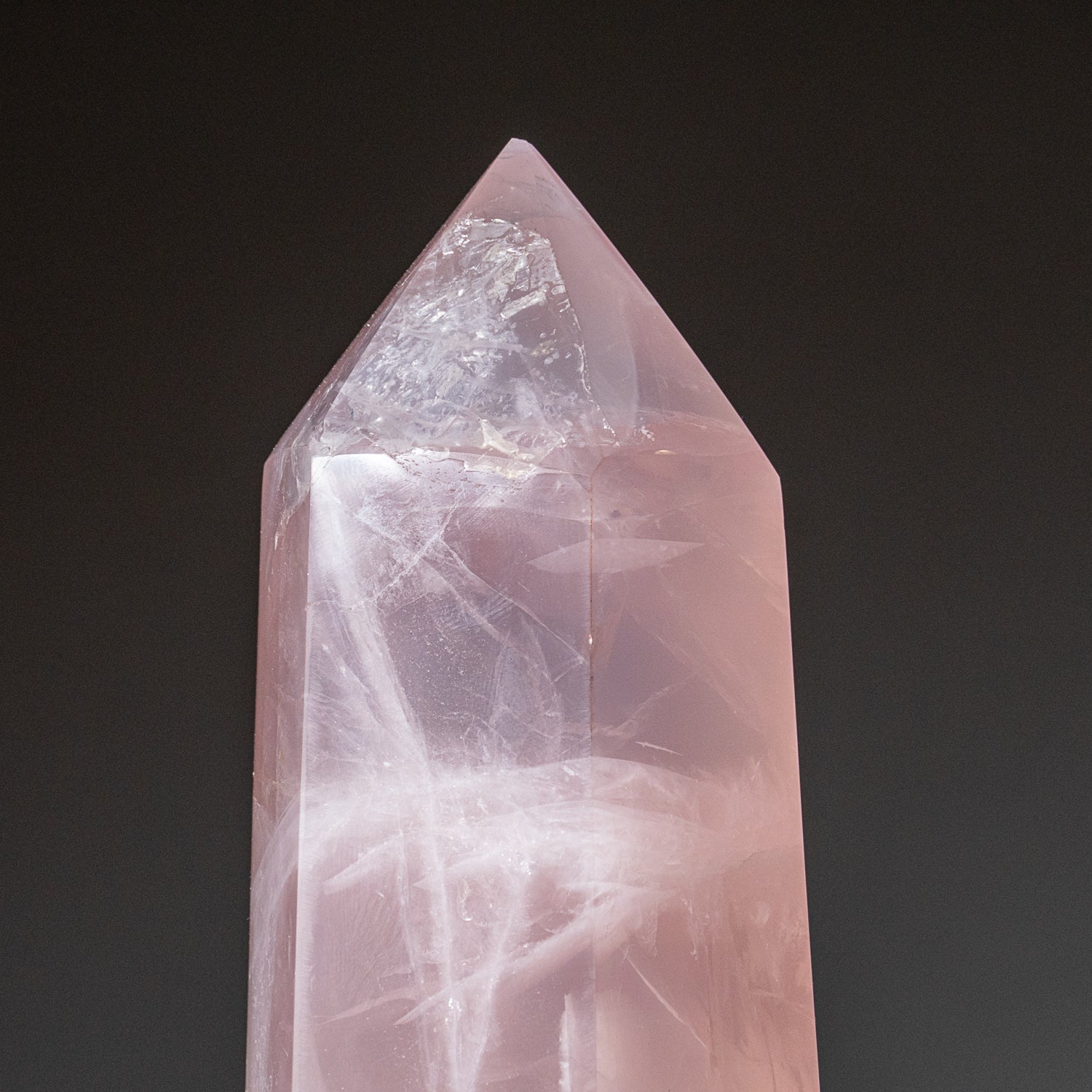 Genuine Rose Quartz Polished Point from Brazil (3.1 lbs)