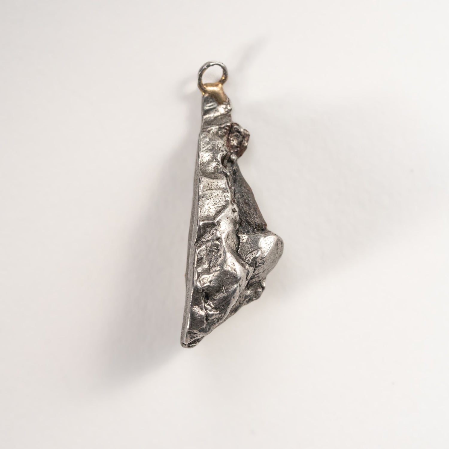 Genuine Sikhote Alin Meteorite Nugget pendant with Sterling Silver Chain
