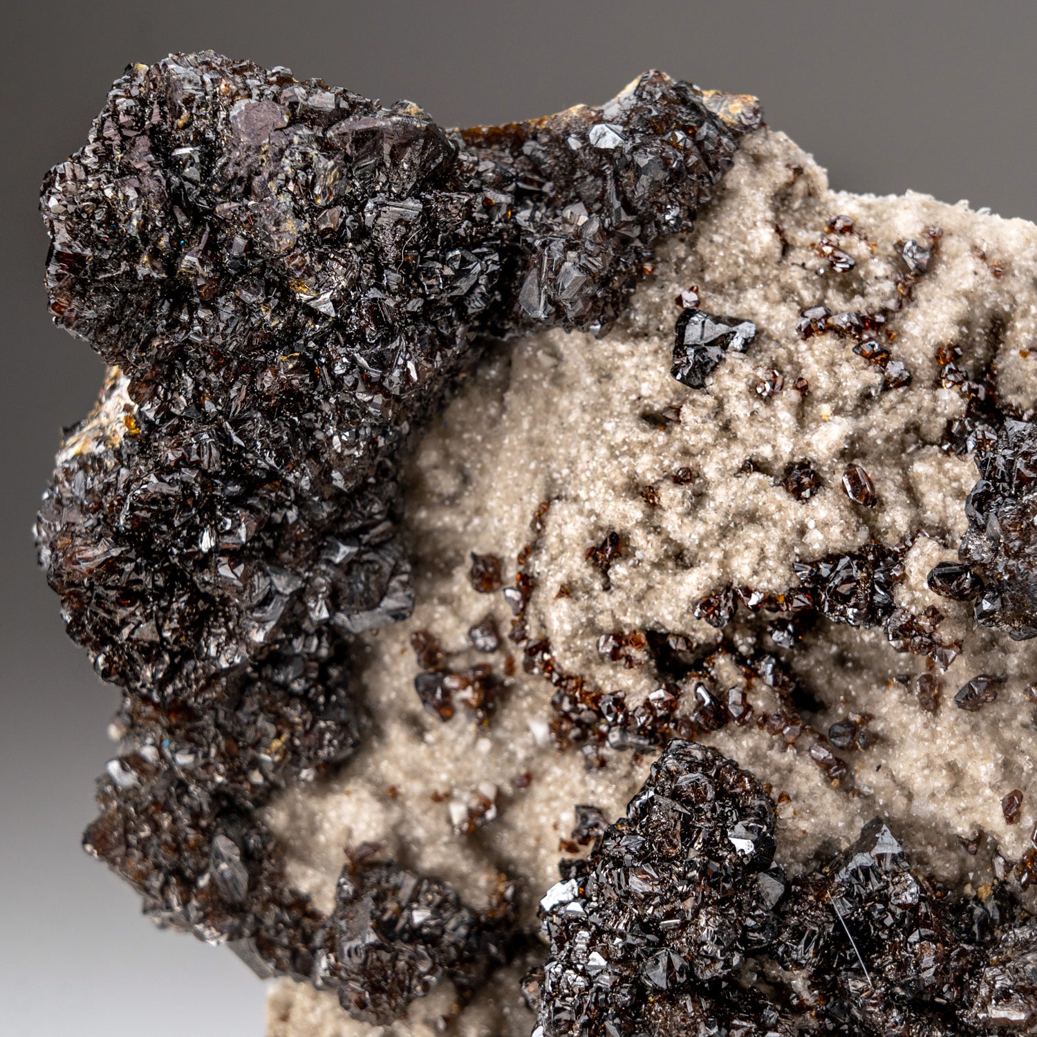 Sphalerite with Quartz from Elmwood Mine, Carthage, Smith County, Tennessee