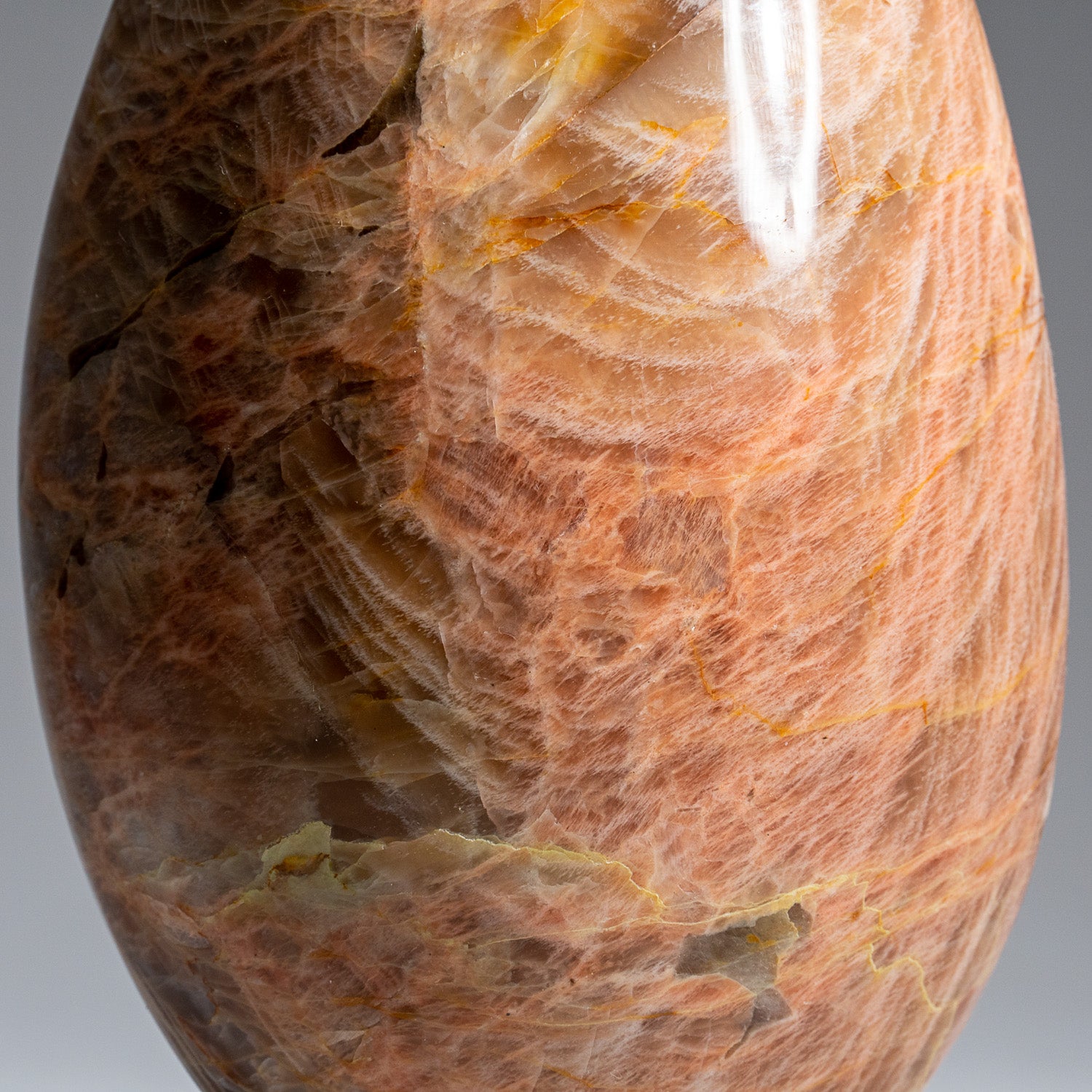Genuine Polished Peach Moonstone Freeform from Madagascar (3.7 lbs)