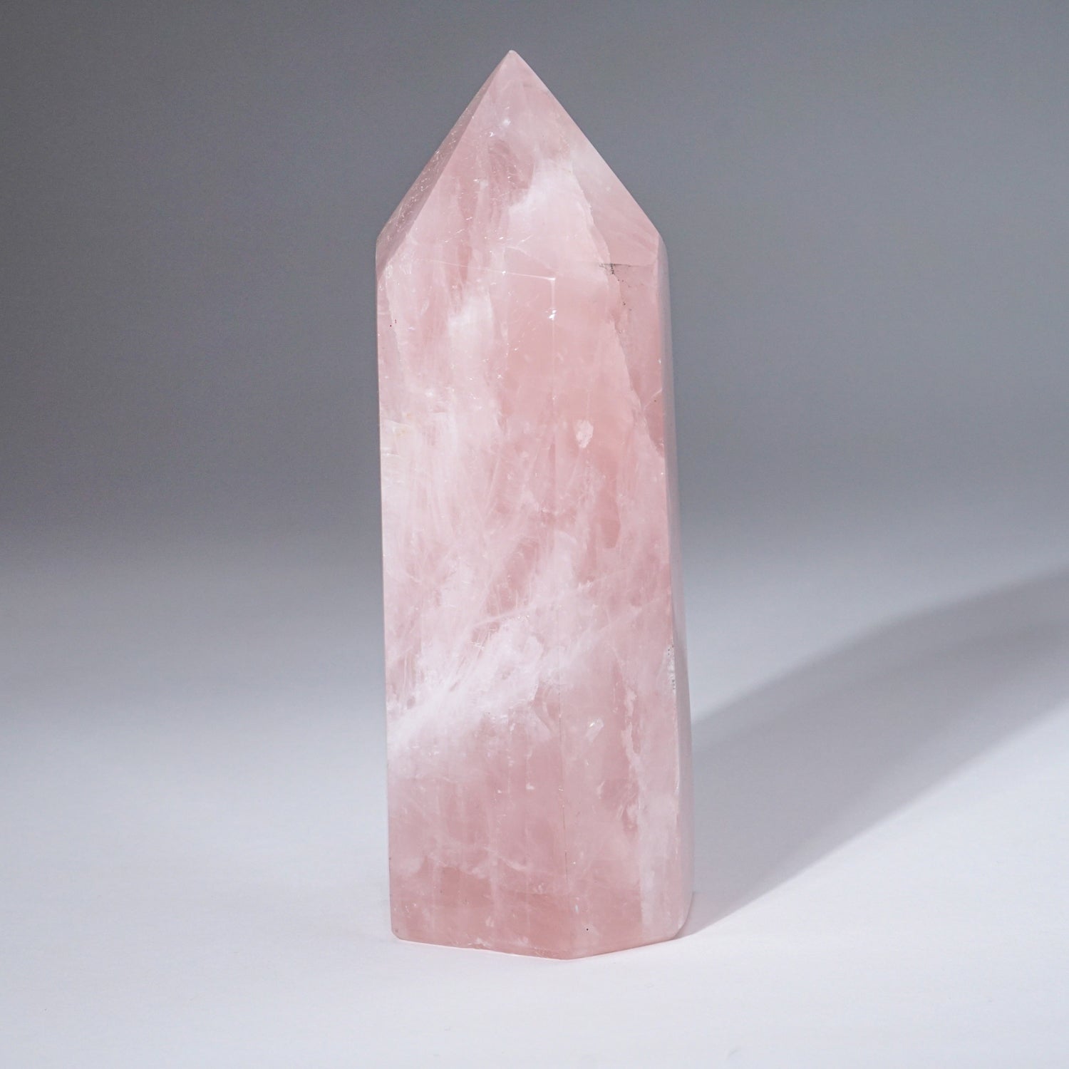 Rose Quartz Polished Point from Brazil (1.9 lbs)