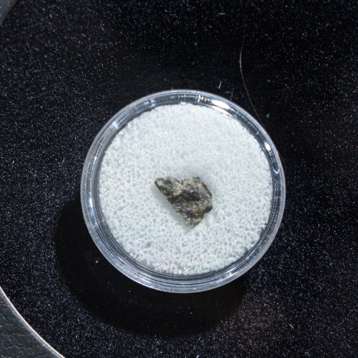Genuine Tatahouine Meteorite in Glass Display Box
