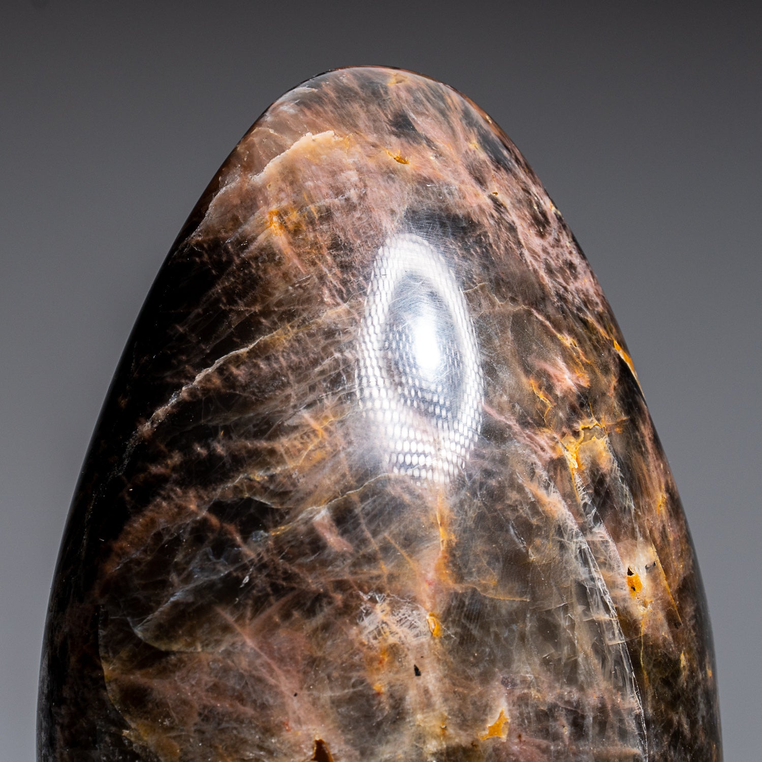 Genuine Polished Black Moonstone Freeform From Madagascar (4.3 lbs)