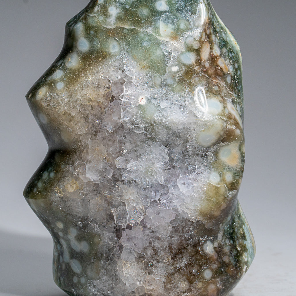 Polished Ocean Jasper Flame Freeform from Madagascar (2.8 lbs