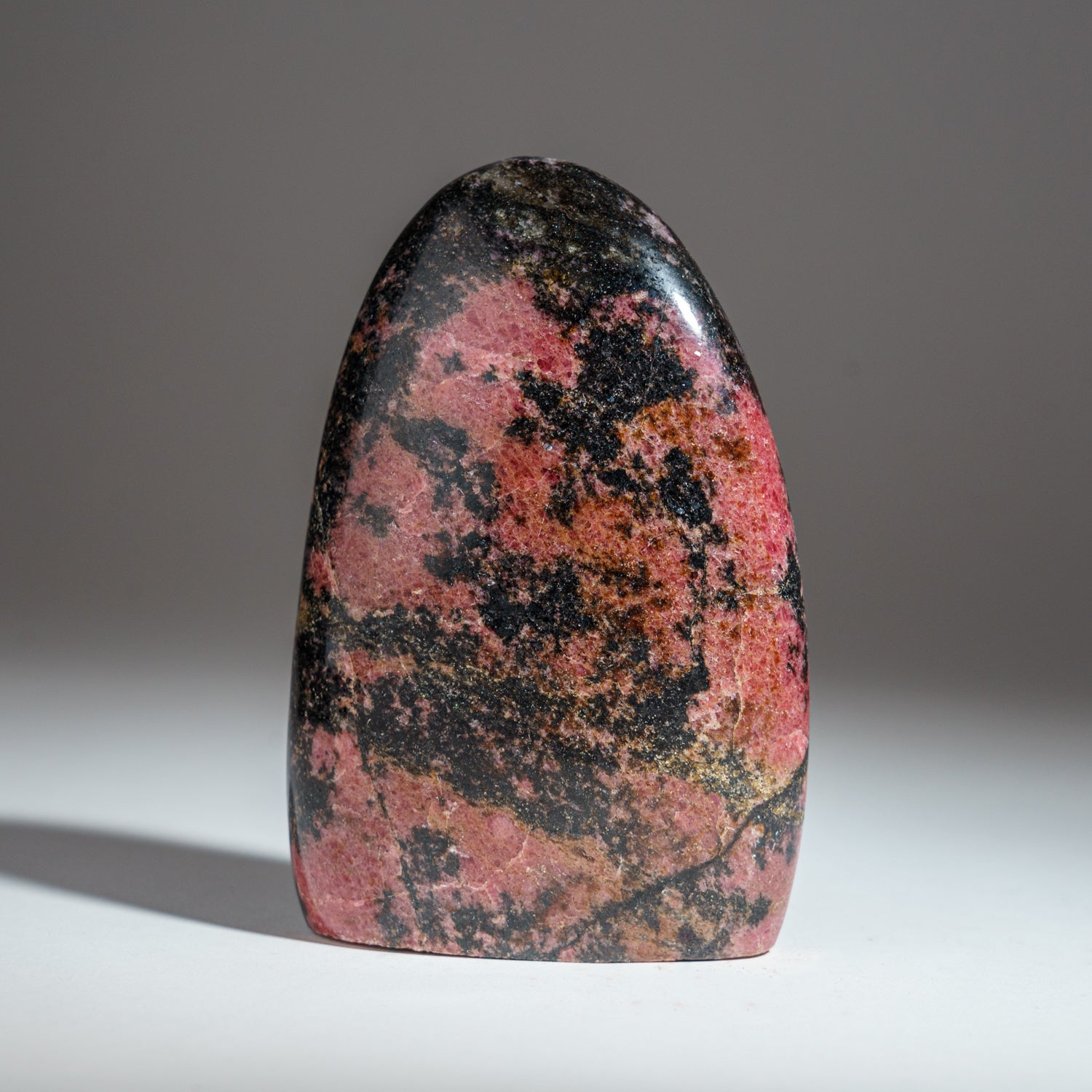 Polished Imperial Rhodonite Freeform from Madagascar (2 lbs)