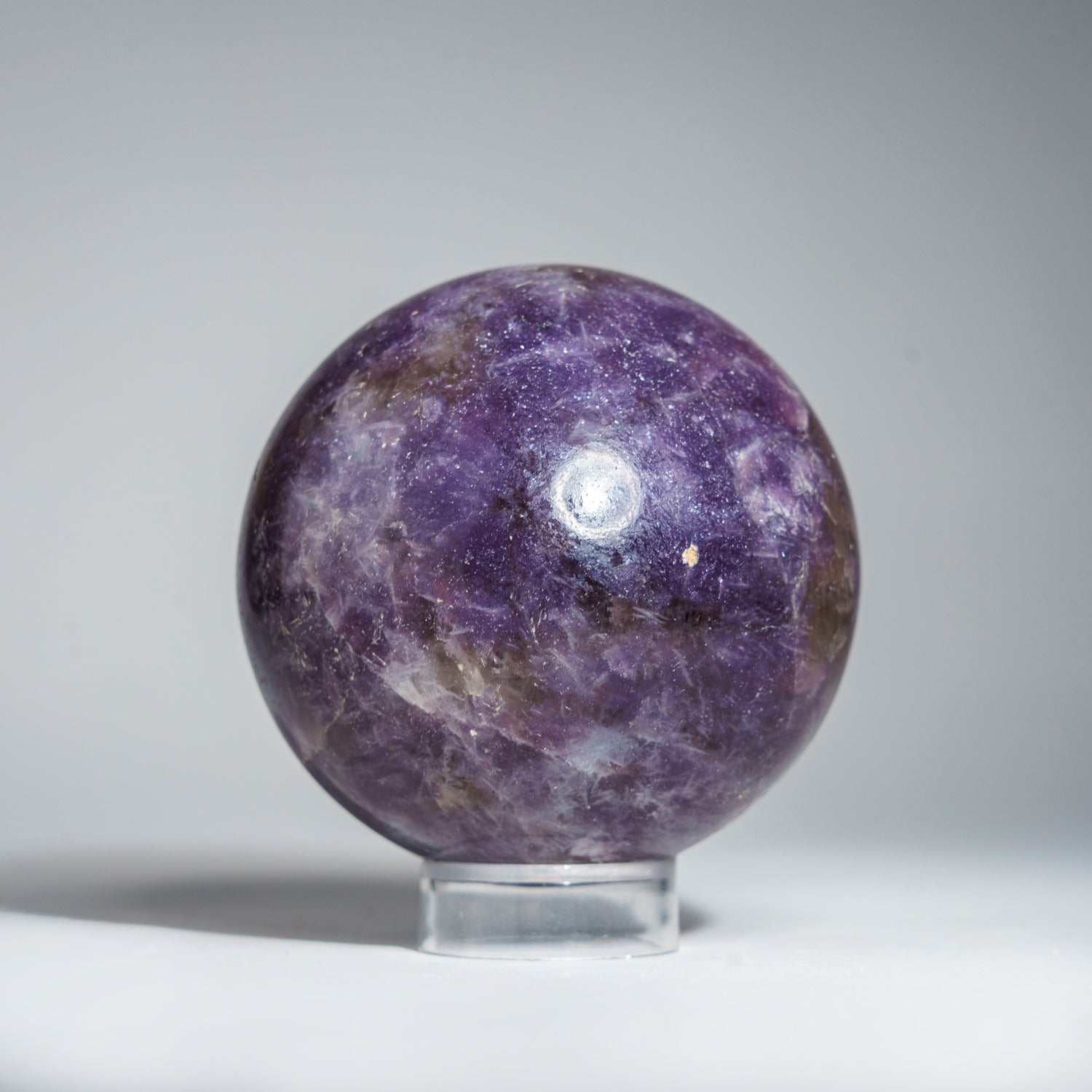 Genuine Polished Gemmy Amethyst Sphere from Brazil (2.5", 1.35 lbs)