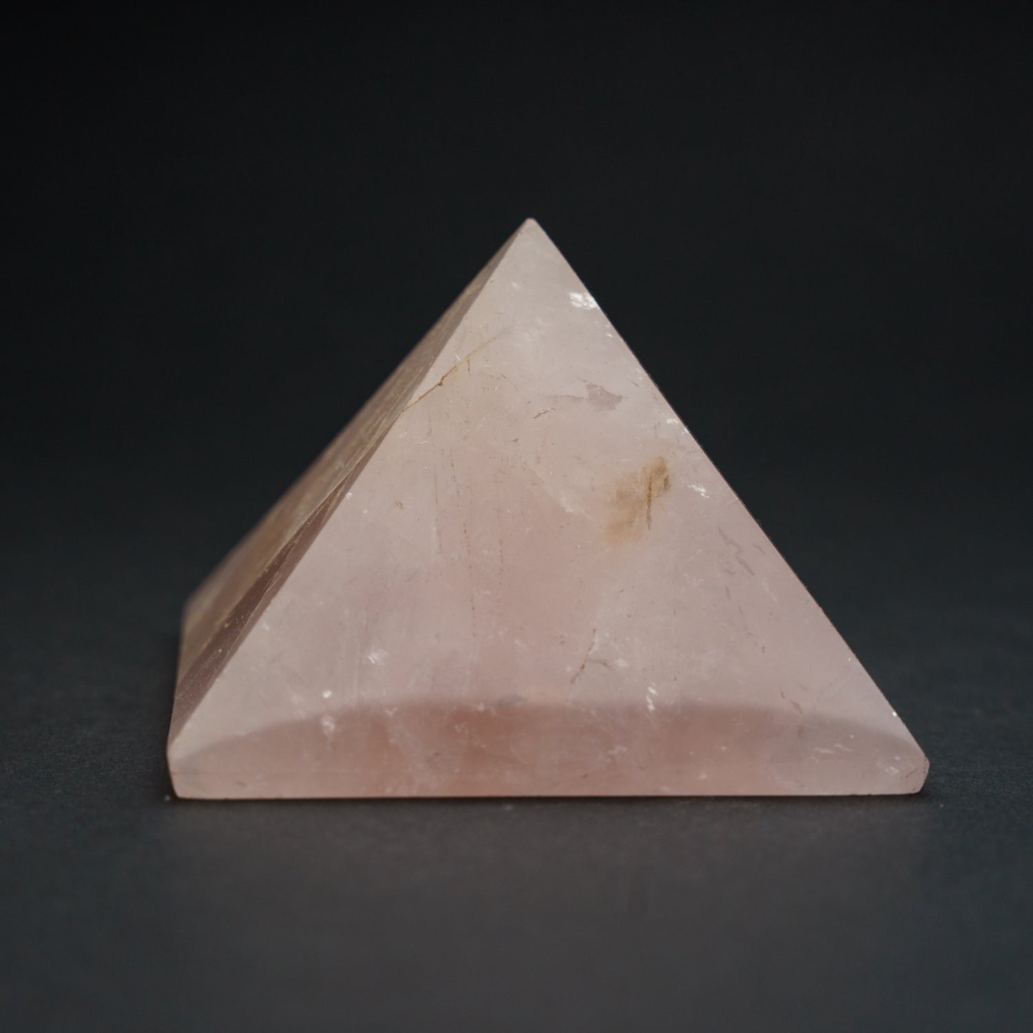 Rose Quartz Gemstone Pyramid (1.15 lbs)