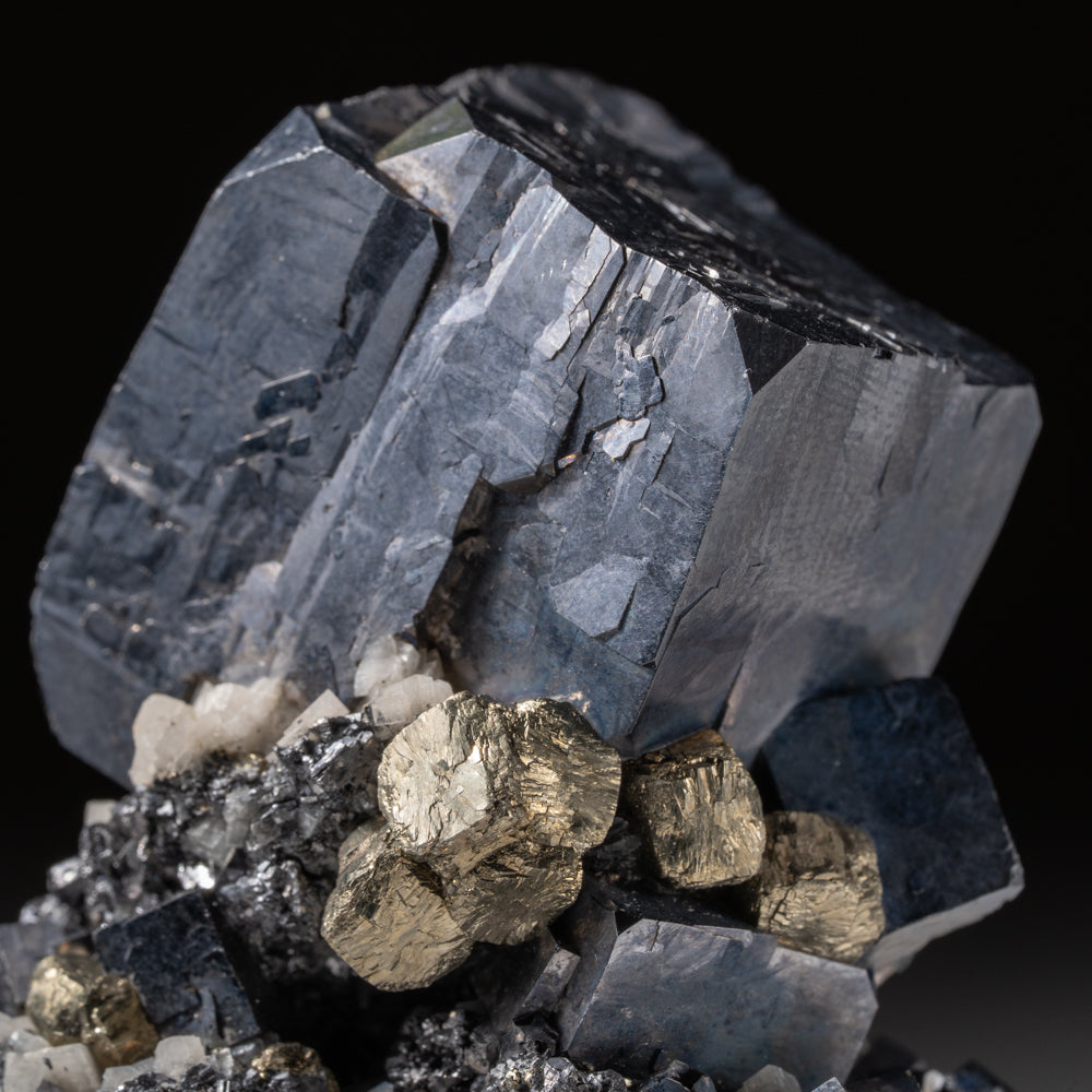 Galena with Quartz and Pyrite From Joplin, Jasper County, Missouri, USA