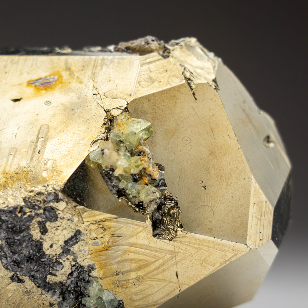 Pyrite siderite - 217 shops grams - Casapalca Mine, Casapalca, Chicla District, Huarochir Province, Lima, Peru