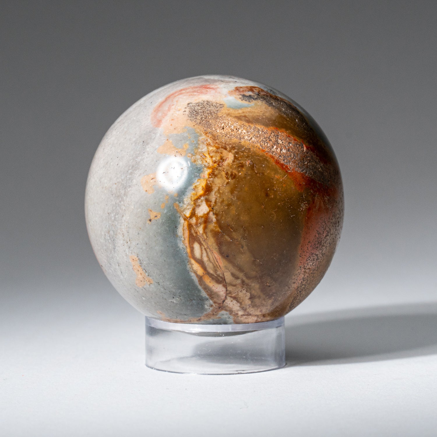 Genuine Polished Polychrome Sphere from Madagascar (277.6 grams)