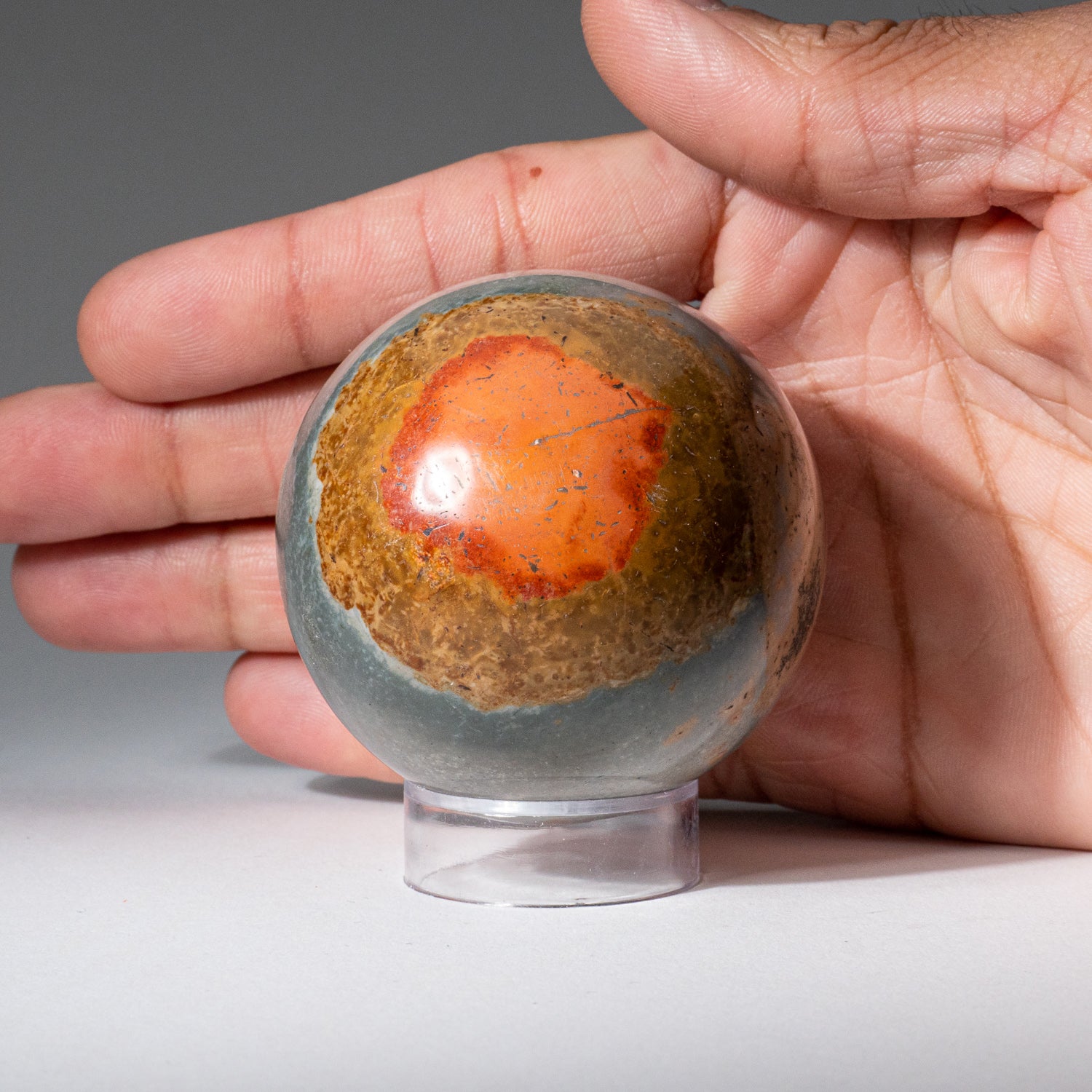 Genuine Polished Polychrome Sphere from Madagascar (277.6 grams)
