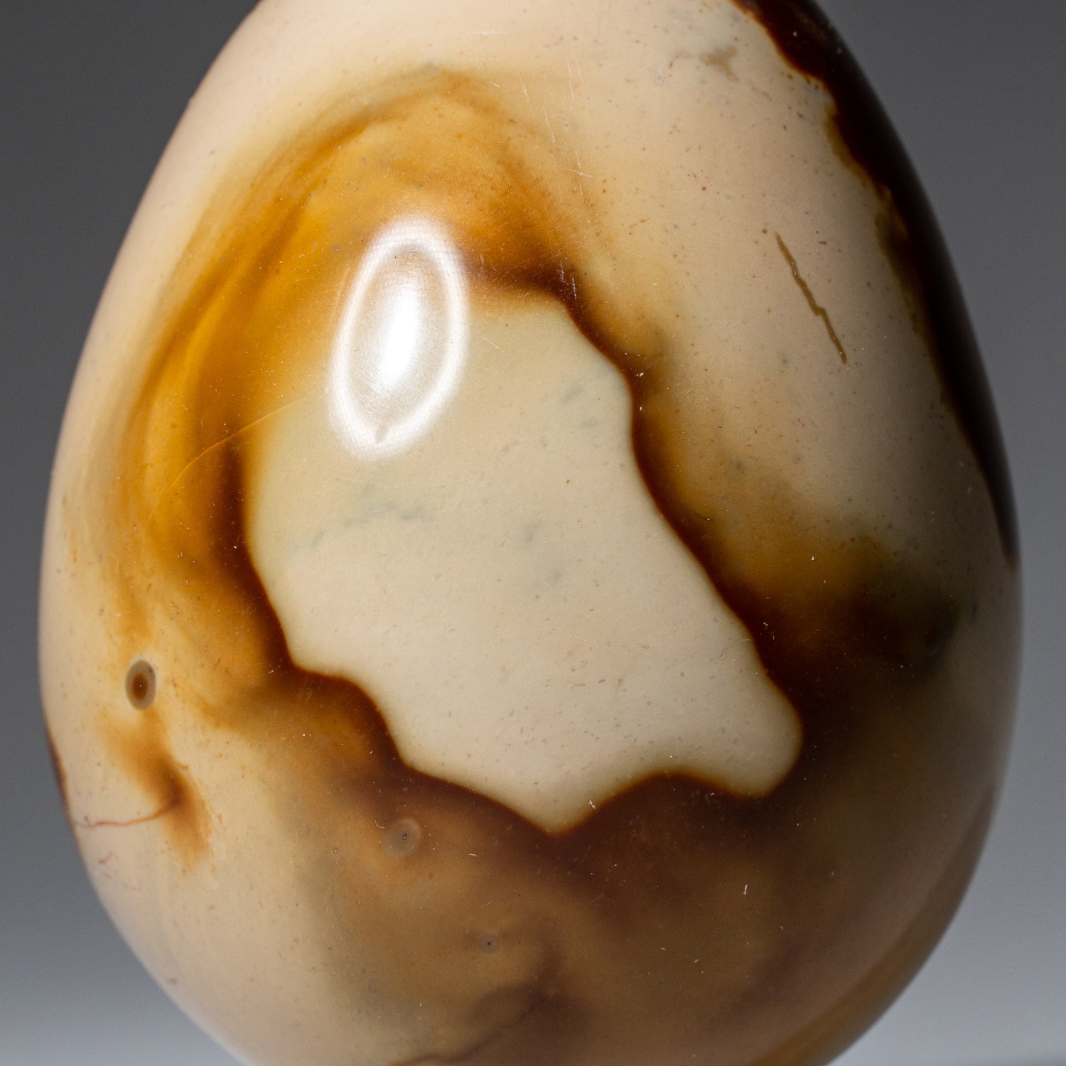 Genuine Polished Polychrome Egg from Madagascar (383.6 grams)