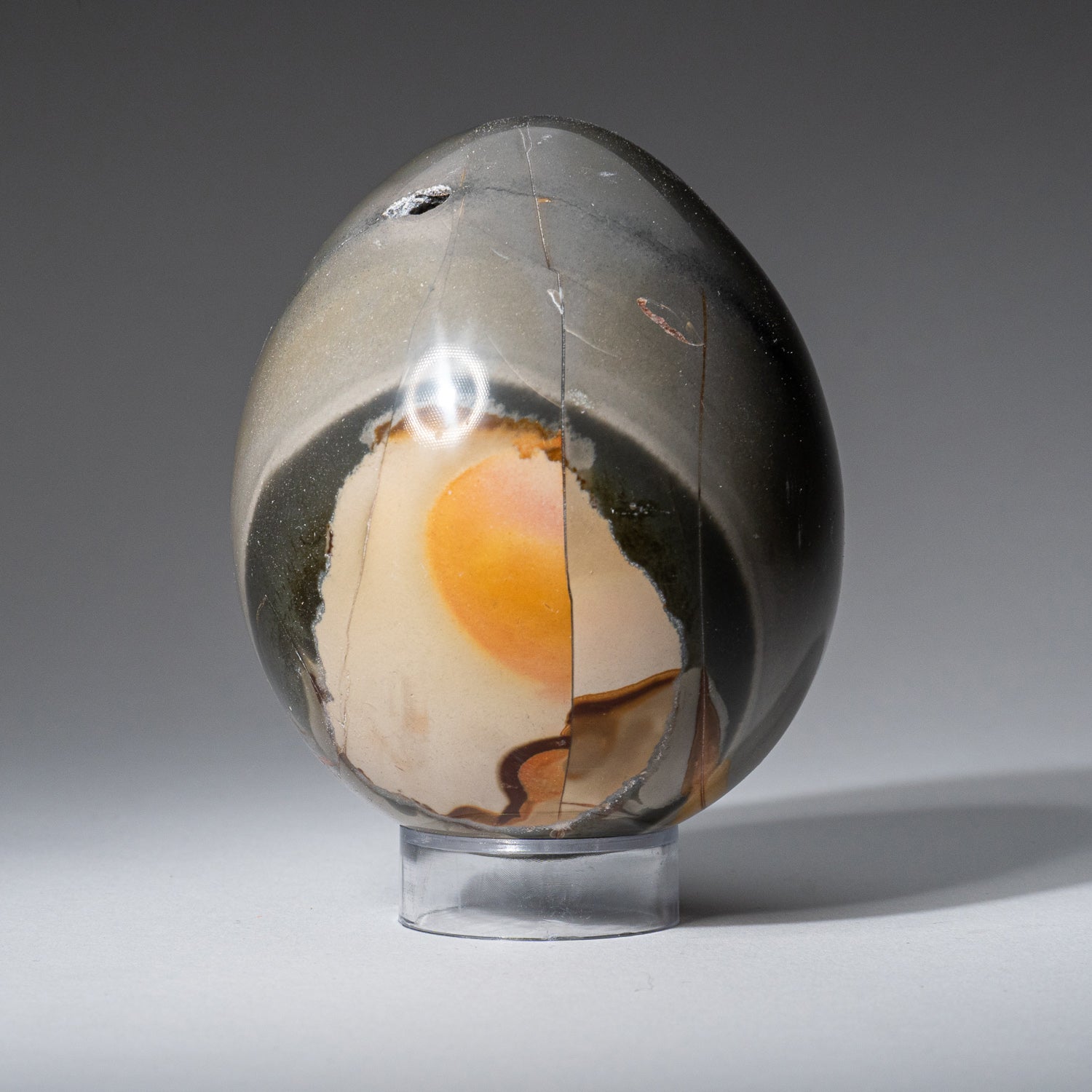 Genuine Polished Polychrome Egg from Madagascar (538.2 grams)