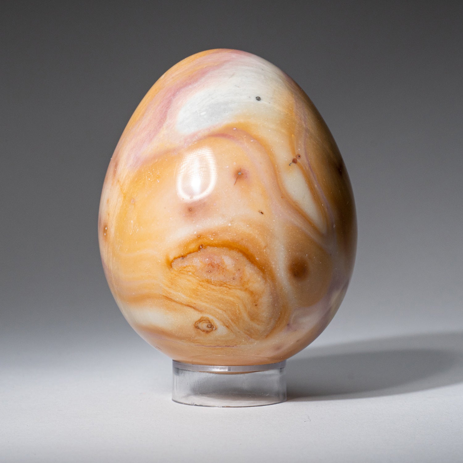 Genuine Polished Polychrome Egg from Madagascar (1.3 lbs)