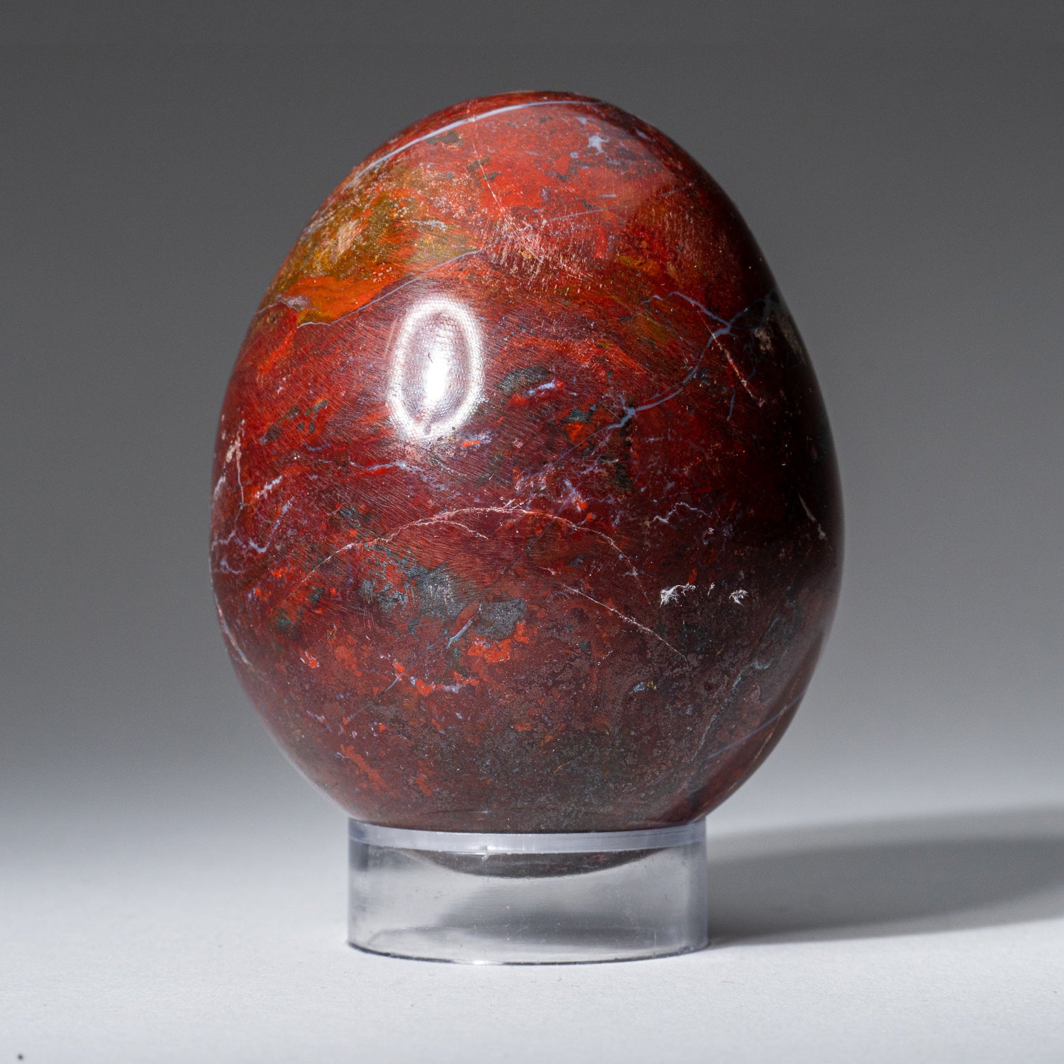 Genuine Polished Red Jasper (2.5") Egg from Madagascar