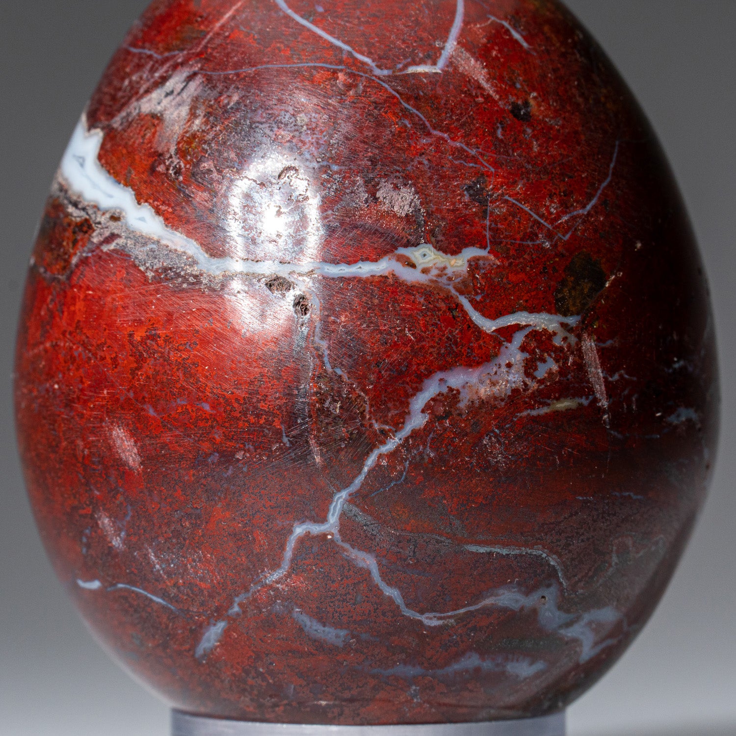 Genuine Polished Red Jasper (2.5") Egg from Madagascar